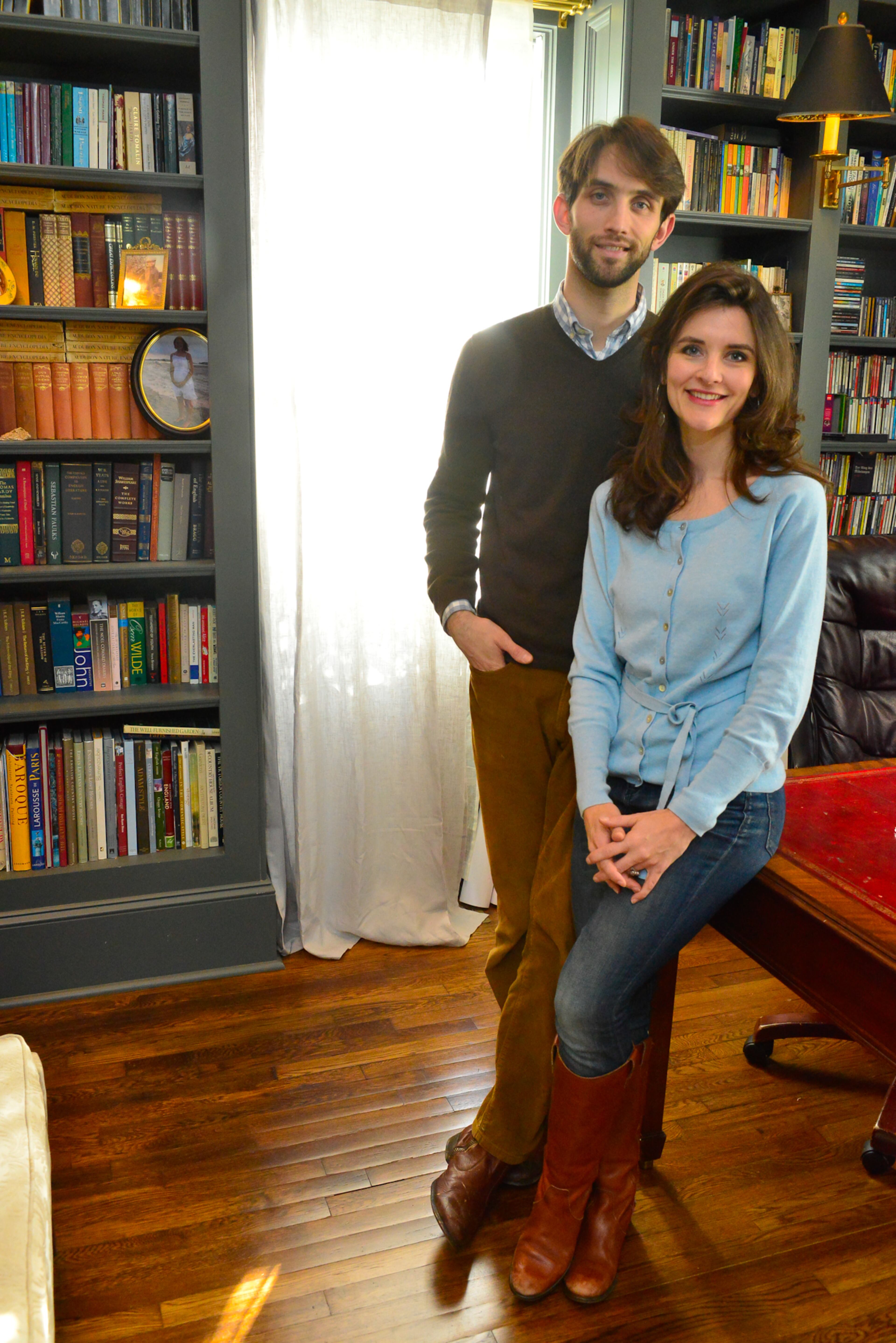 Laura and Luke Graham love English literature - he's from England and has a master's degree in historical architecture - so they filled the built-in shelves with plenty of books. “Even though the house was so rundown when we visited, it still felt really grand because of the size of the rooms and the height of the ceilings,” Laura said. “You could see the potential, even though you were worried about breathing.” --Text by Lori Johnston