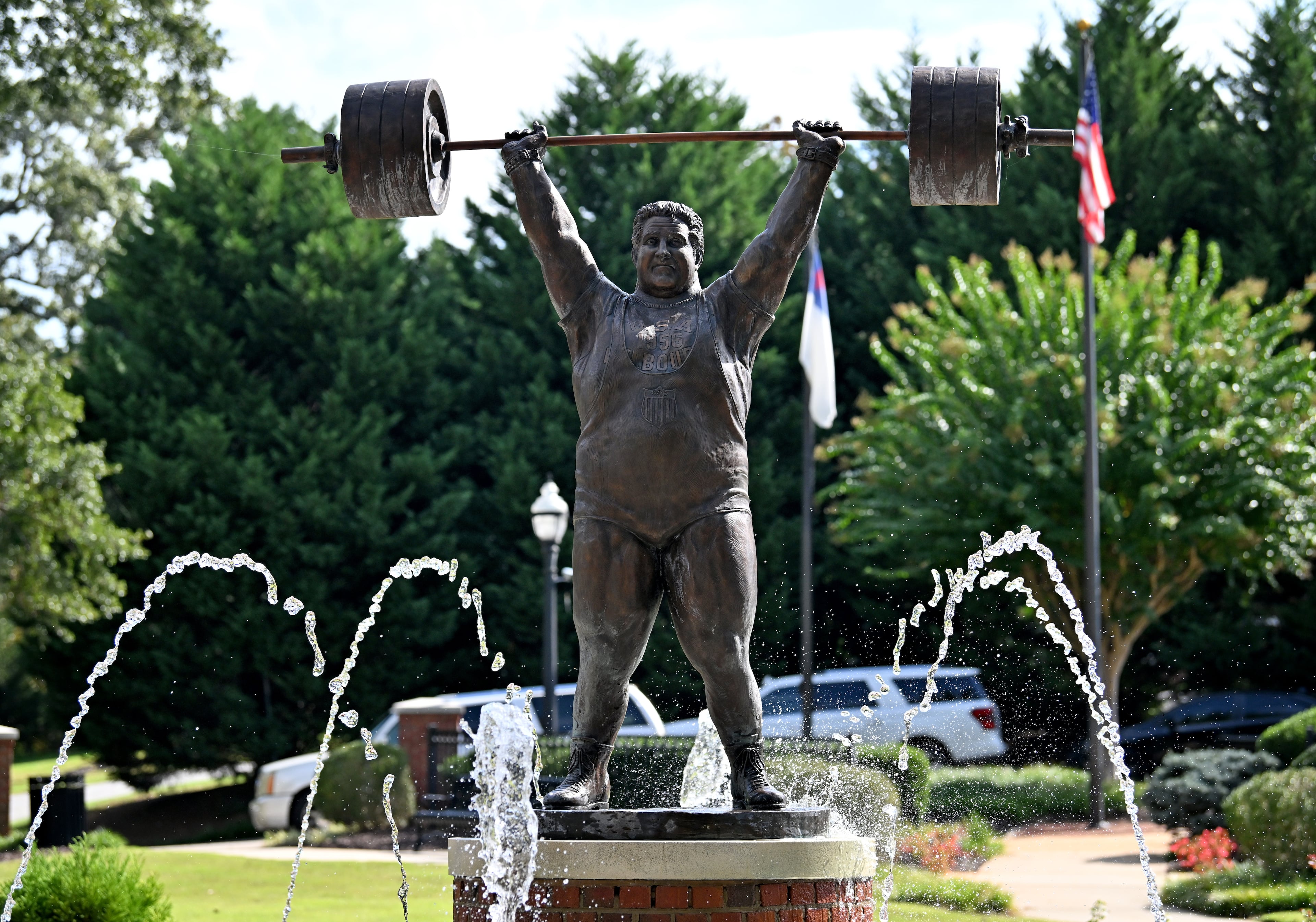 Greatness is having people from your hometown appreciate you so much they commission a rad 800-pound sculpture of you.