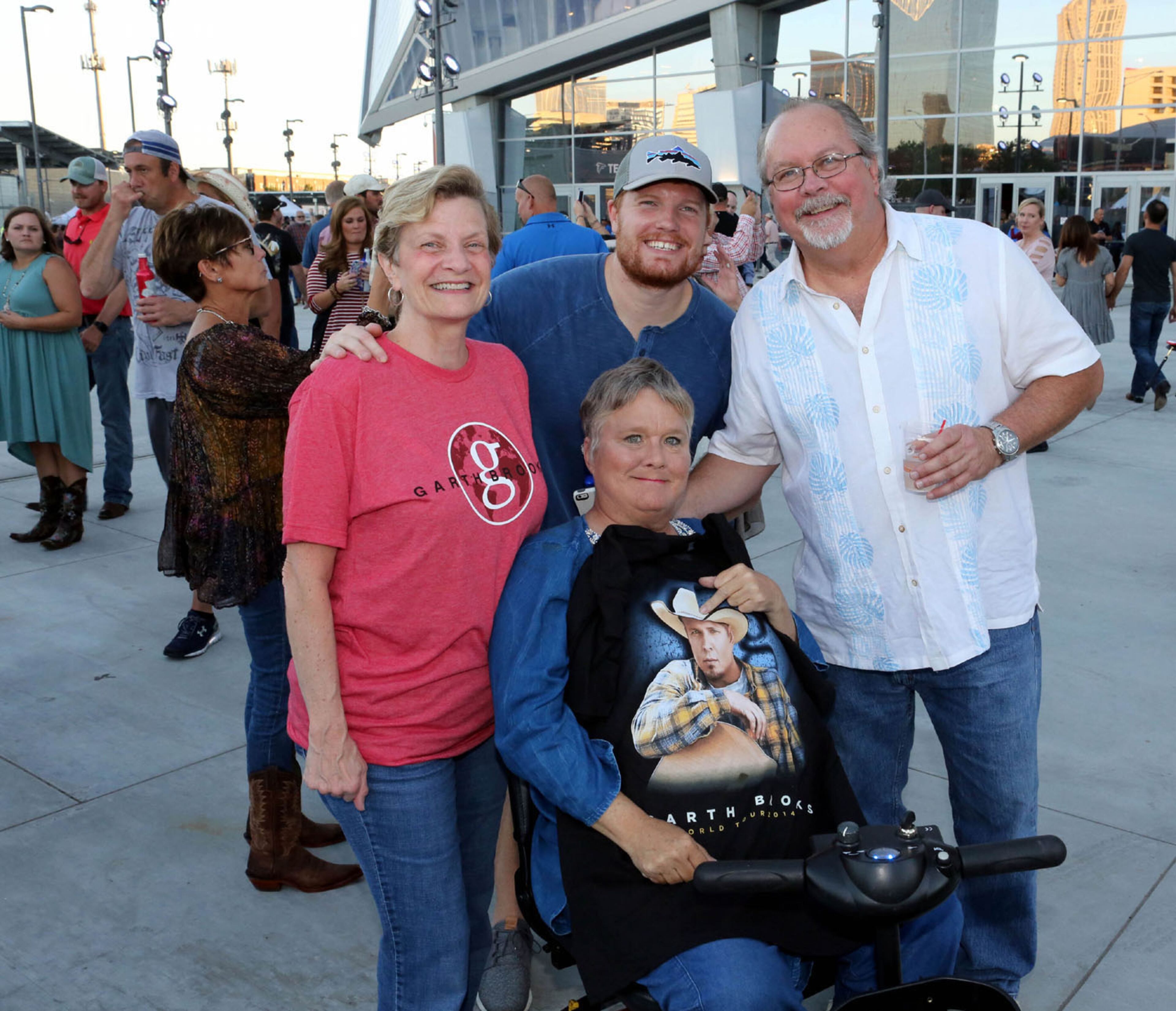 Legendary Country artist Garth Brooks played the inaugural concert Thursday night, October 12, 2017, at Mercedes-Benz Stadium on his The Garth Brooks World Tour With Trisha Yearwood, also known as Mrs. Brooks. Over 80,000 fans partied and witnessed this historic Atlanta event. As a note and to explain why this gallery does not include photos of former President Jimmy Carter presenting an award onstage during the show, this AJC photographer was only permitted to shoot the second half of the first song and the first half of the second song, and none of Trisha Yearwood's set.
Robb Cohen Photography & Video /RobbsPhotos.com