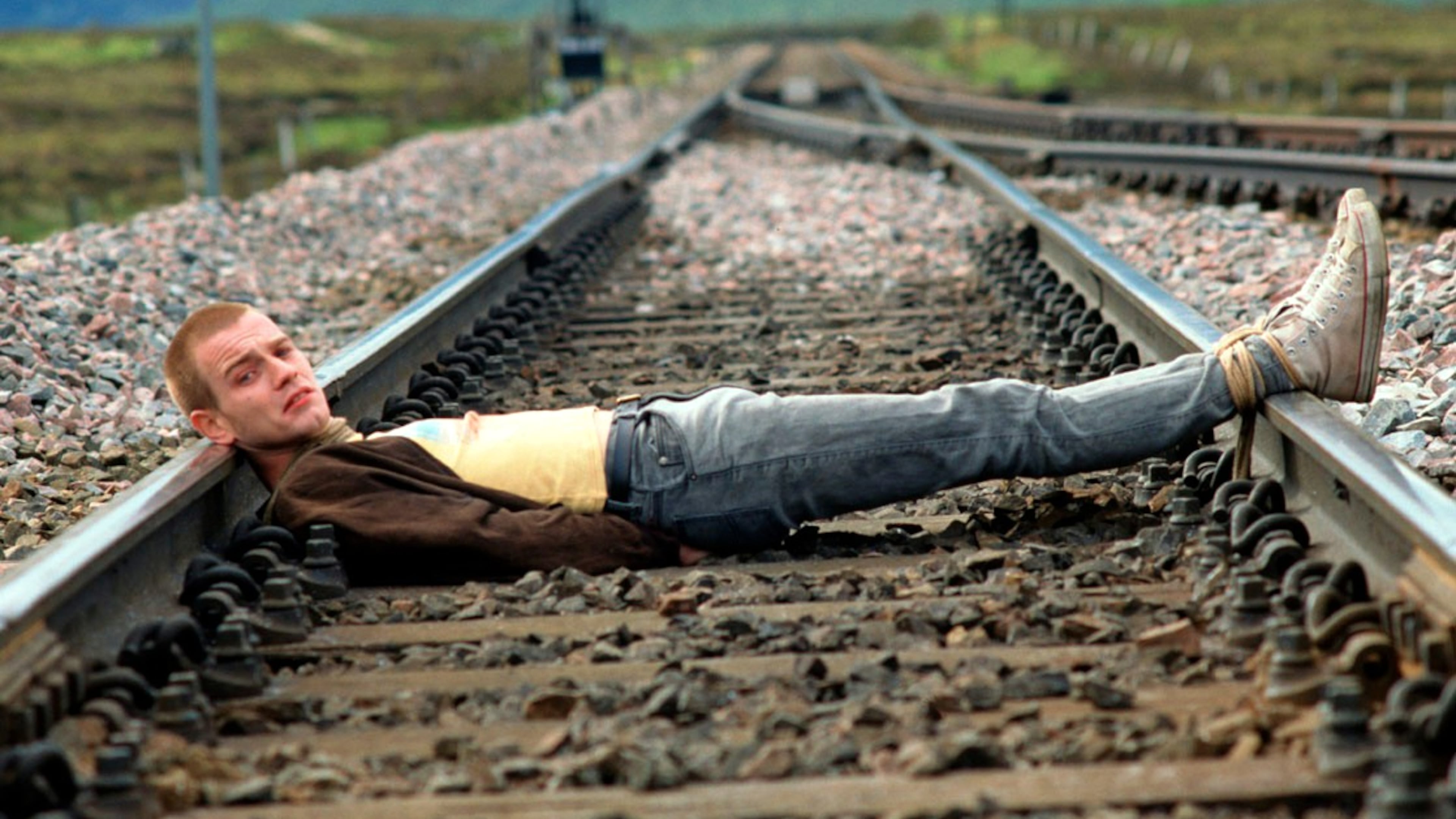 This image released by Sony Pictures Classics shows Ewan McGregor in a scene from "Trainspotting." (Liam Longman/Sony Pictures Classics via AP)