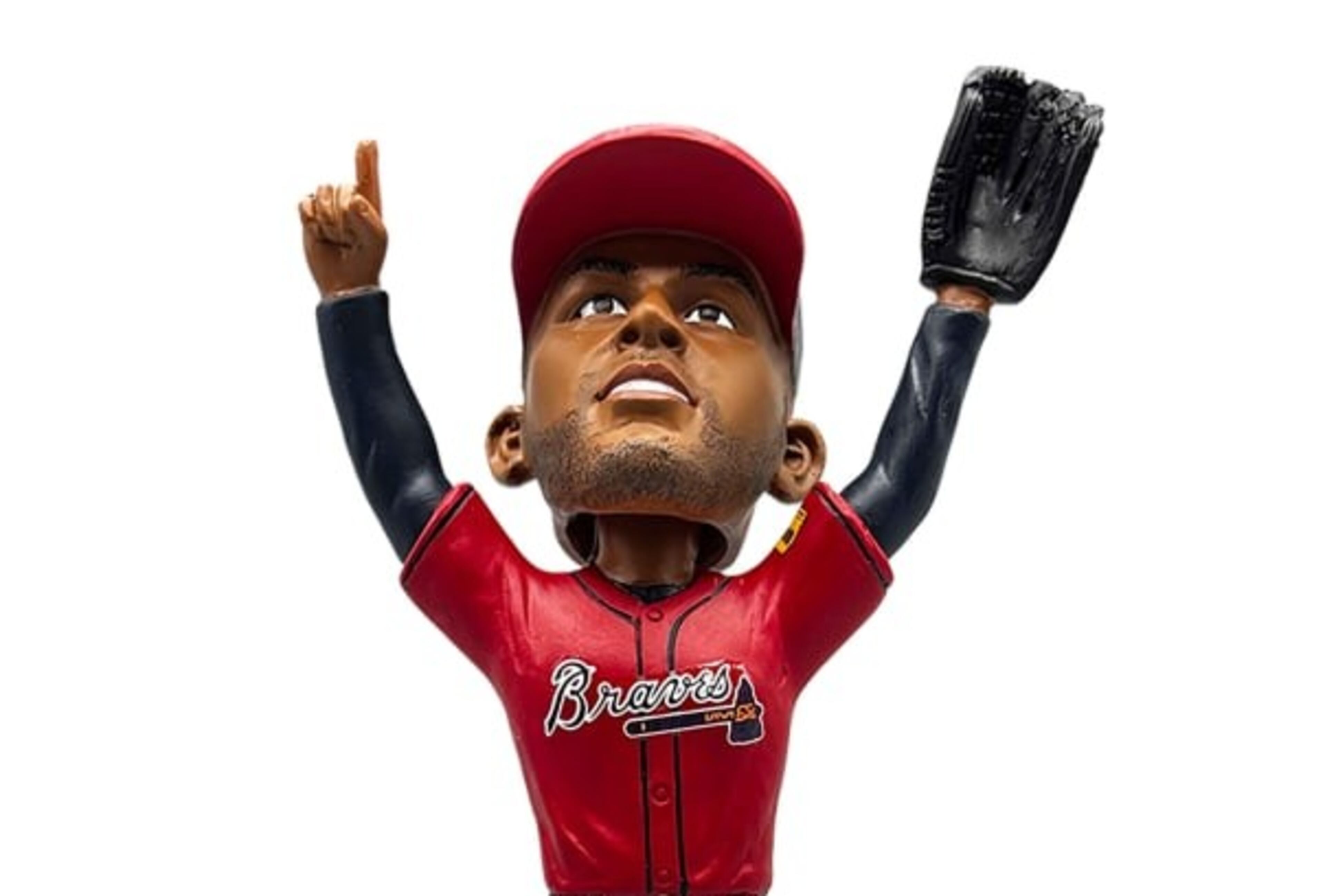 Part of the Raisel Iglesias bobblehead the Braves are giving out to the first 15,000 fans into Truist Park tonight.