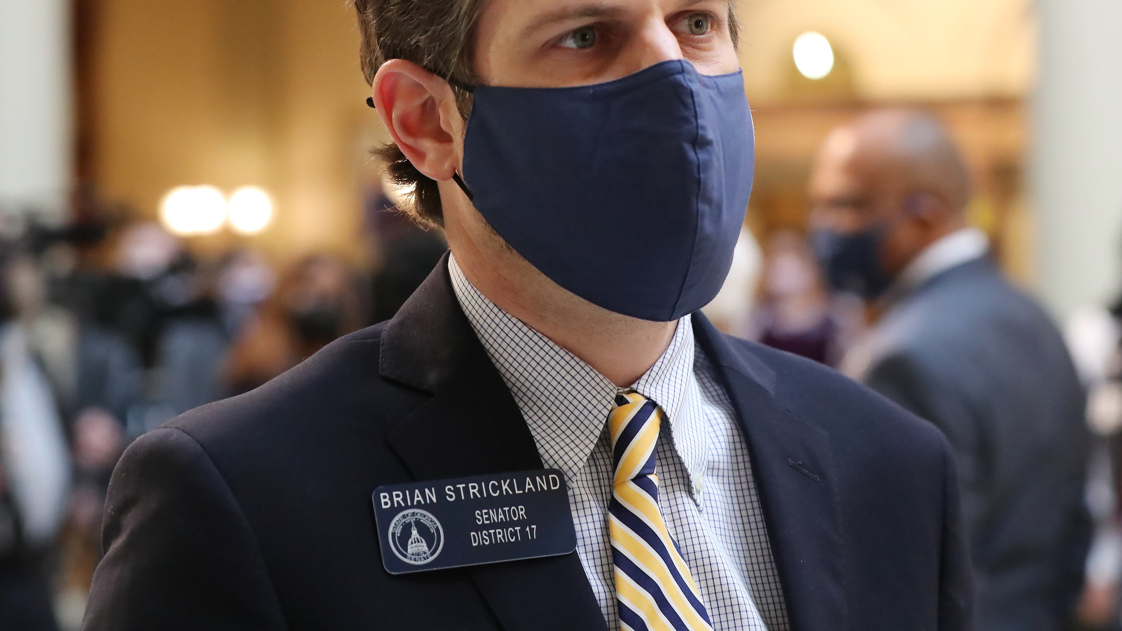 Senate Judiciary Chairman Brian Strickland, R-McDonough, is pushing legislation that would make it easier to waive probation for offenders who have avoided any further legal trouble. Curtis Compton / Curtis.Compton@ajc.com”