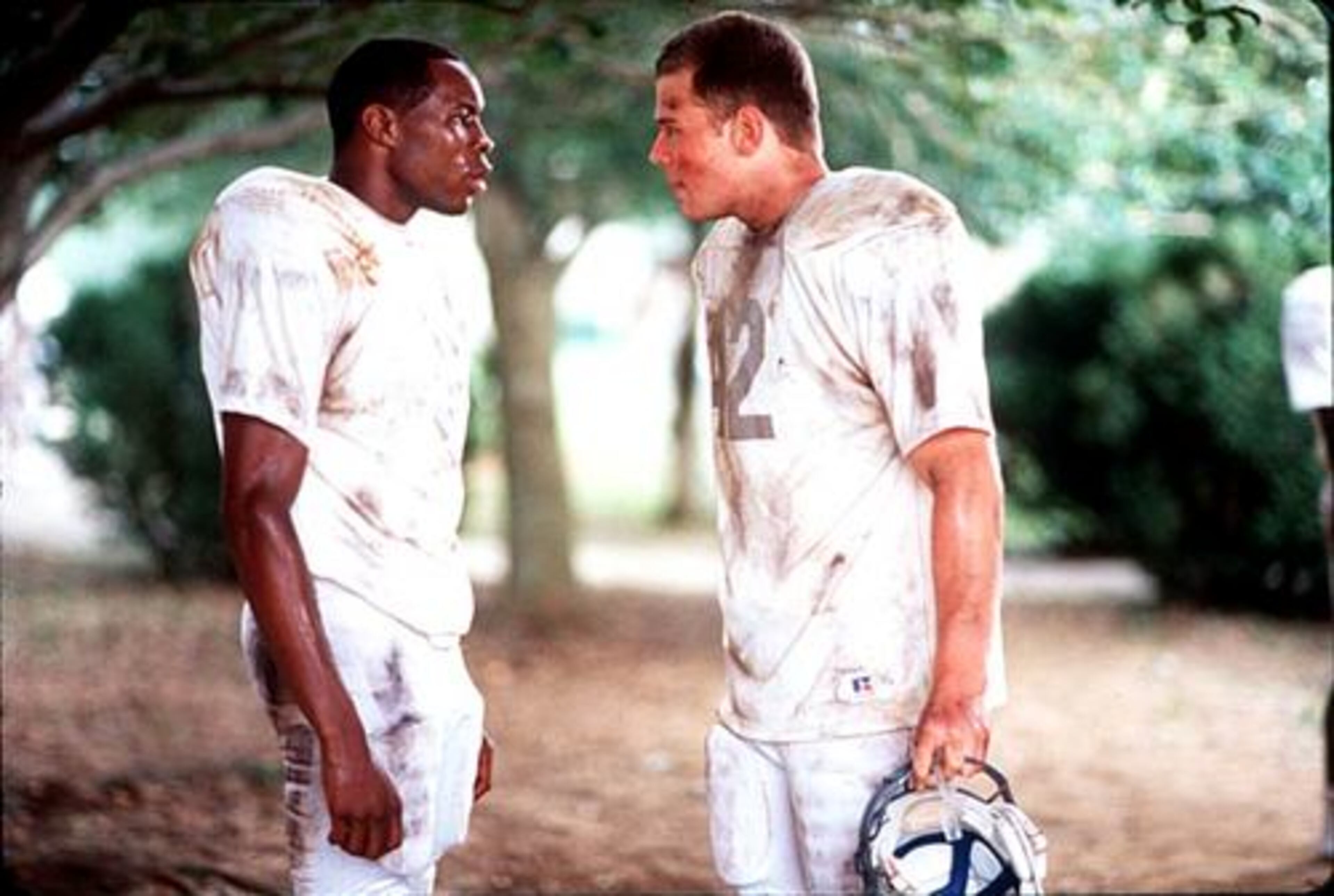 5. Remember the Titans (2000) -- Denzel Washington plays the coach of a new D.C.-area football team formed when a white and black school were integrated into one in 1971. It avoids being preachy but still gets across its message.