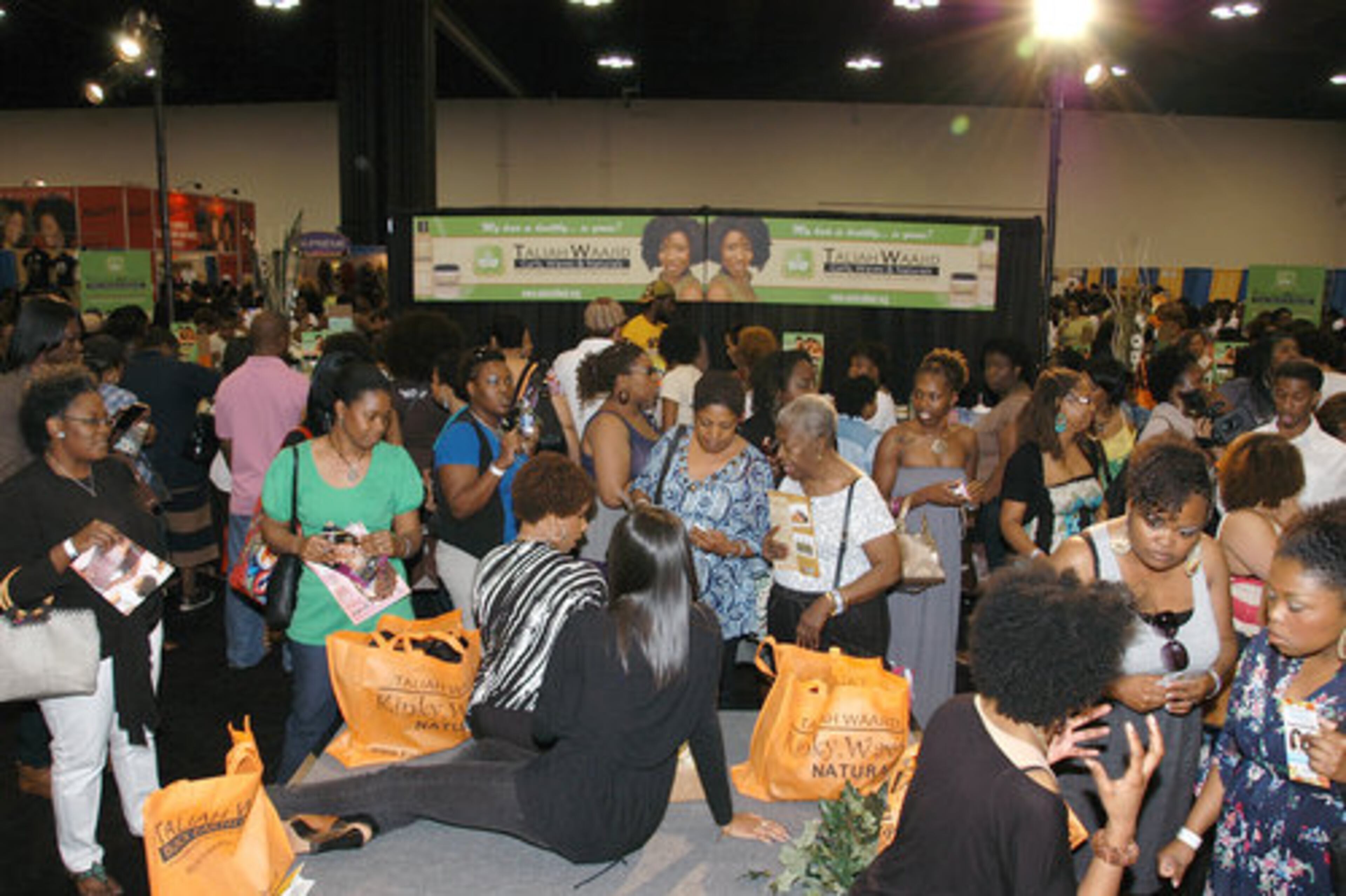 The World Natural Hair and Beauty Show was founded by Taliah Waajid, a local stylist and celebrity on the African American natural hair circuit. A steady stream of show participants filled her booth area at the Georgia International Convention Center in College Park on Saturday, April 30, 2011.