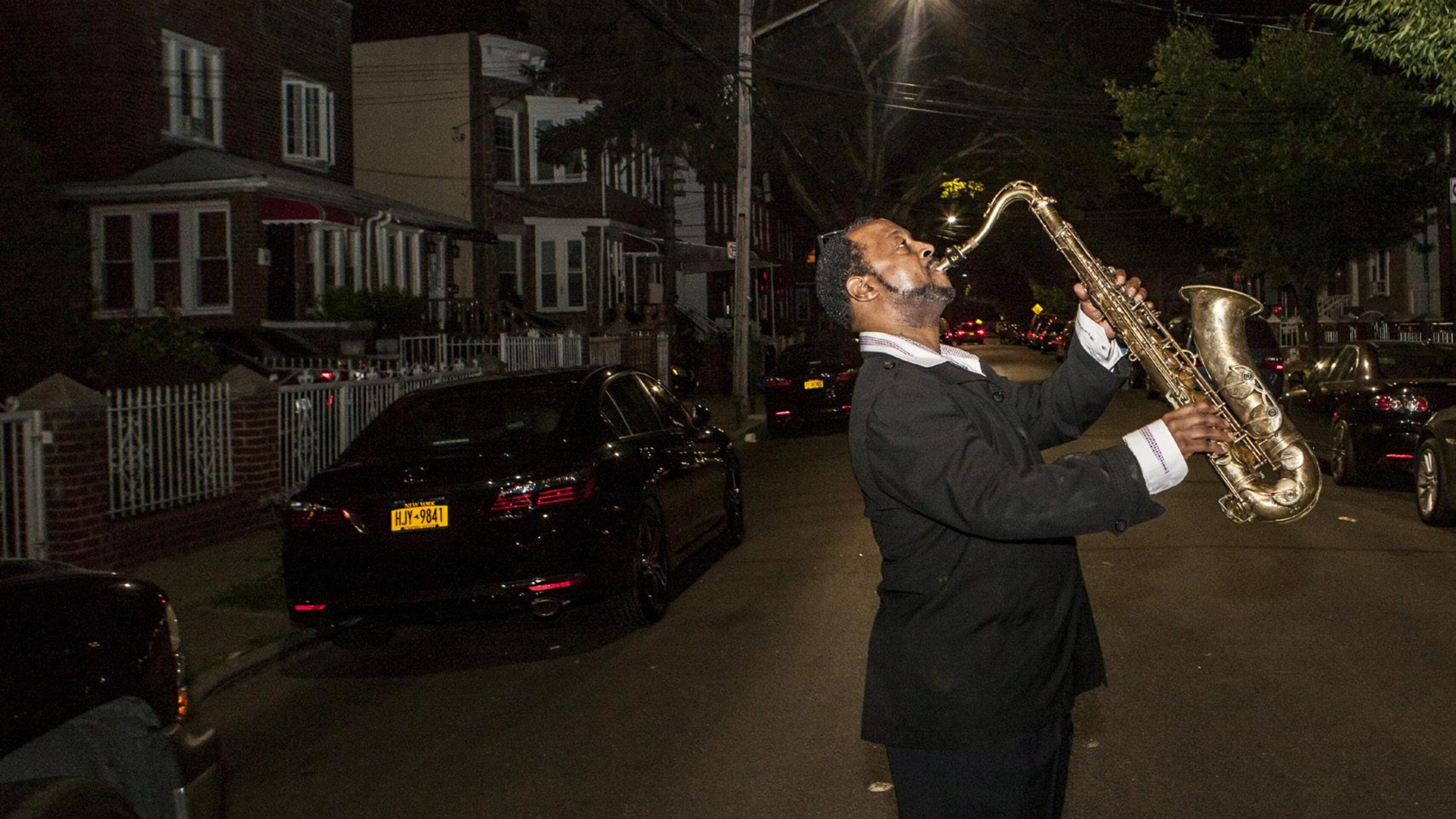 Eric Wyatt with Jeff Taint Watts performs Friday, Sept. 22, 2023, at the Savannah Jazz Festival. (Savannah Jazz)