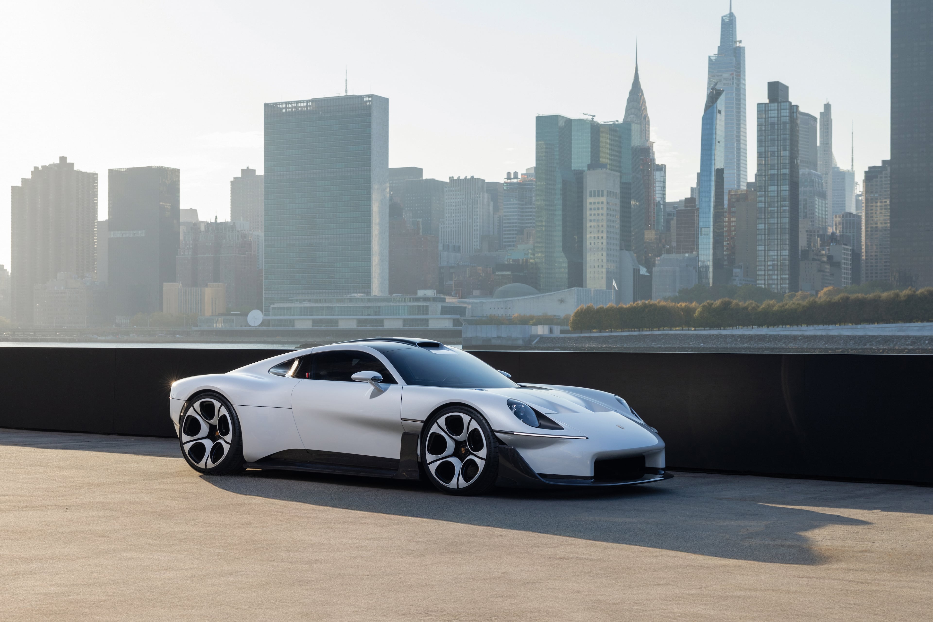 Porsche debuted the Mission S at a pier in Queens, New York. (Courtesy of Porsche Cars North America)
