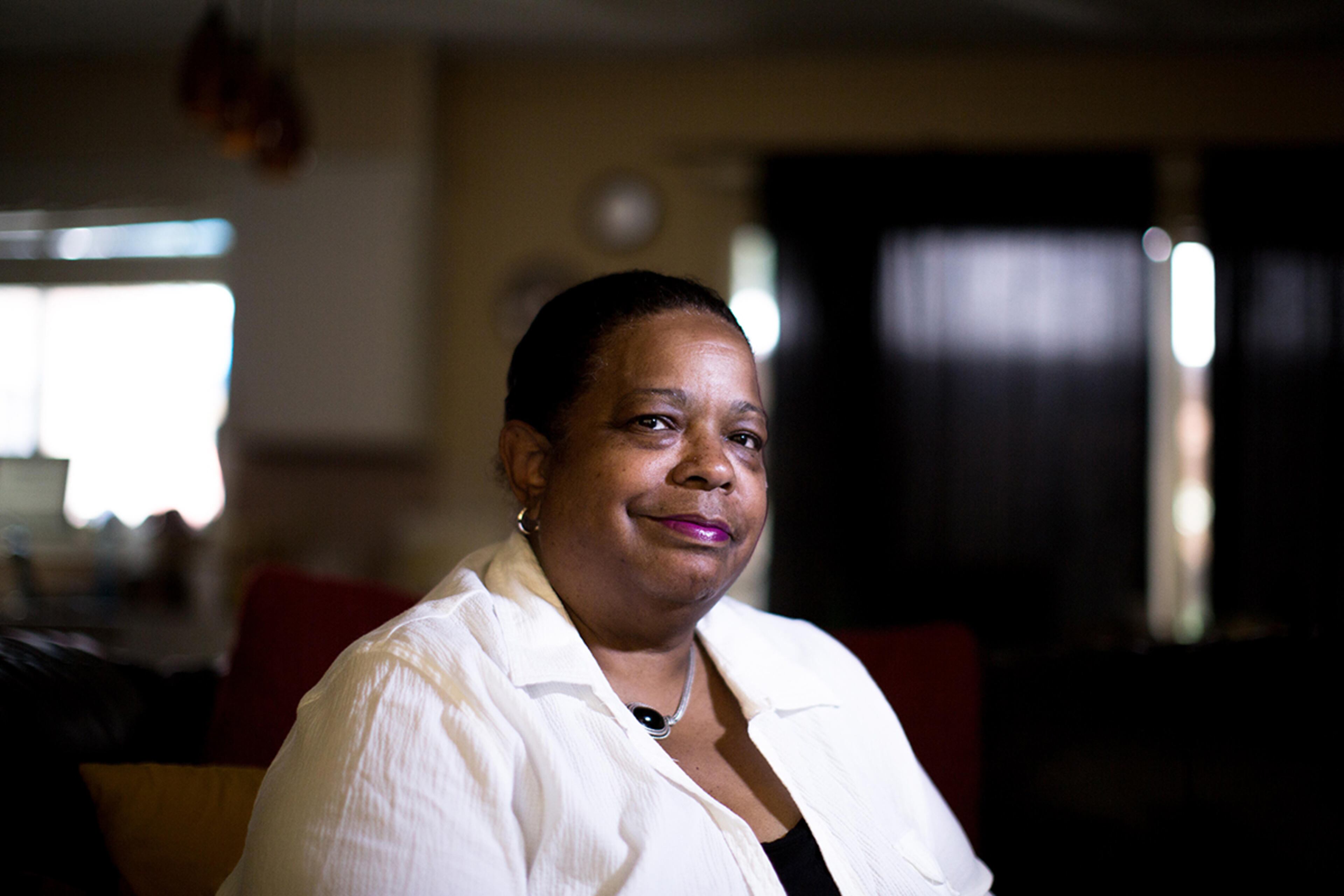 Valerie Dalton poses for a portrait at her home in Stone Mountain, Ga., Monday, June 8, 2015. Dalton, 64, recently retired from her job and began using Obamacare to fill her insurance needs until she is eligible for Medicare. BRANDEN CAMP/SPECIAL