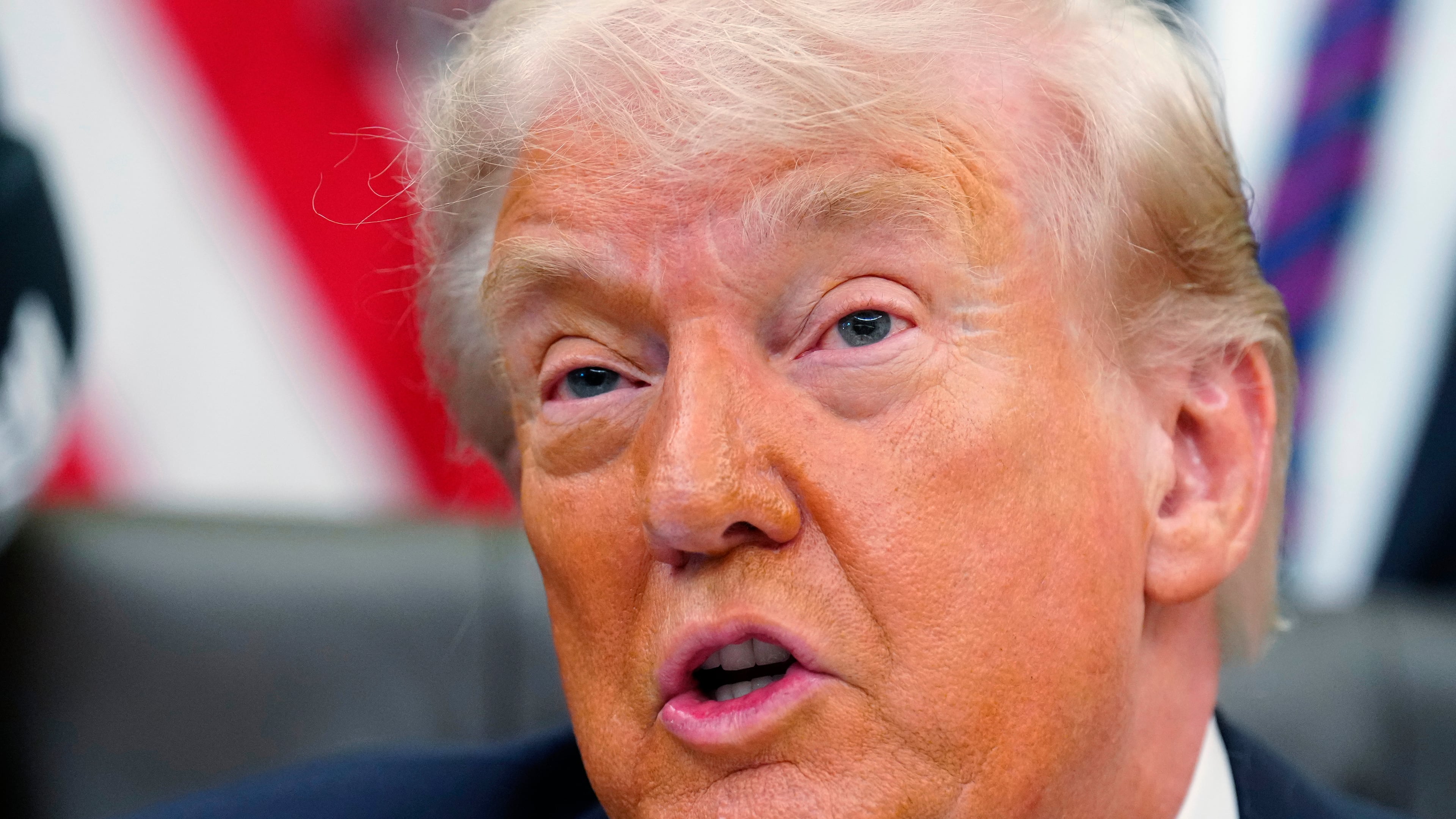 President Donald Trump speaks before signing a proclamation in the Oval Office at the White House, Tuesday, May 5, 2026, in Washington. (AP Photo/Jacquelyn Martin)