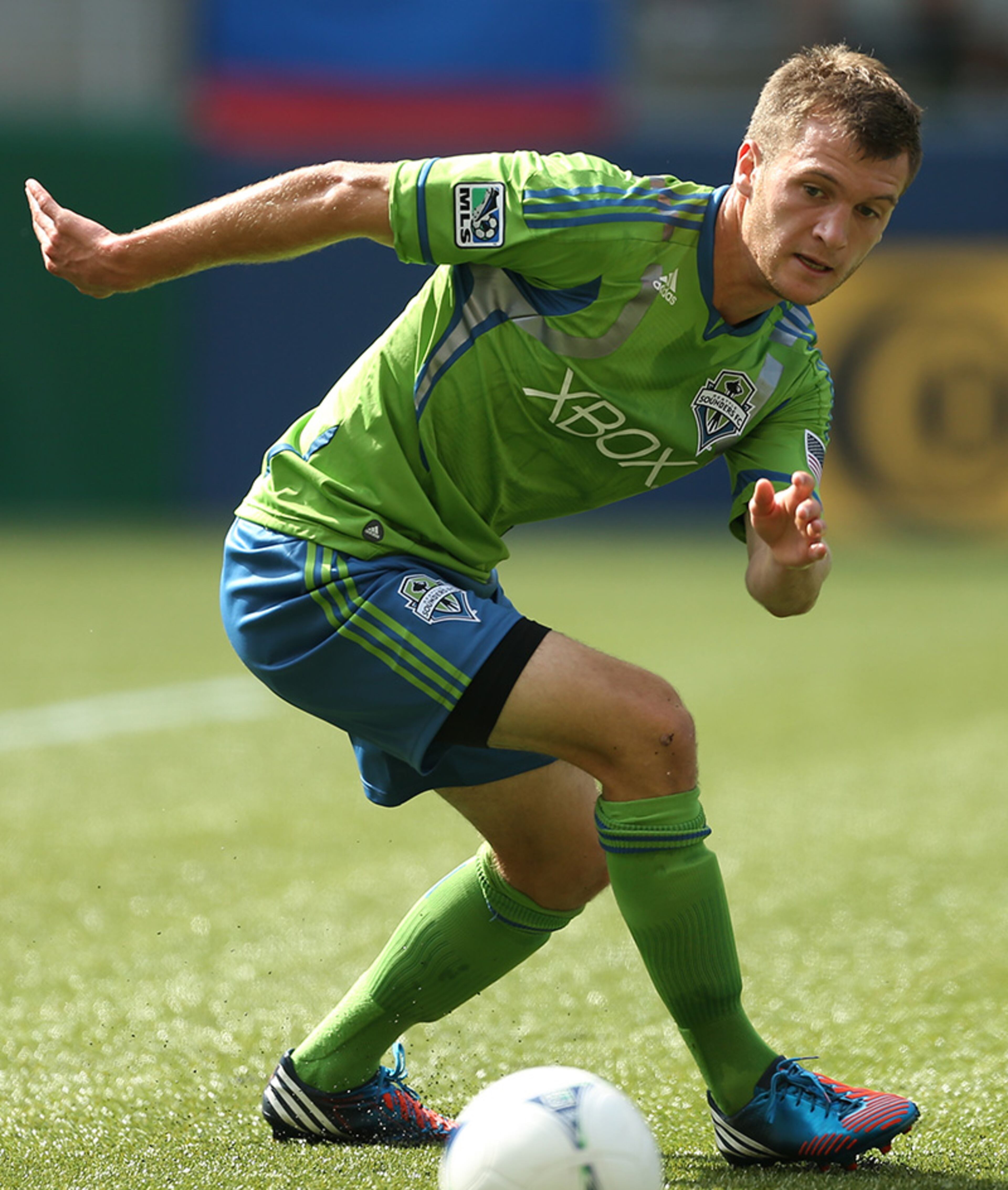 Alex Caskey, of Dunwoody, played in 30 games over two seasons with the Seattle Sounders, before being traded to D.C. United.
