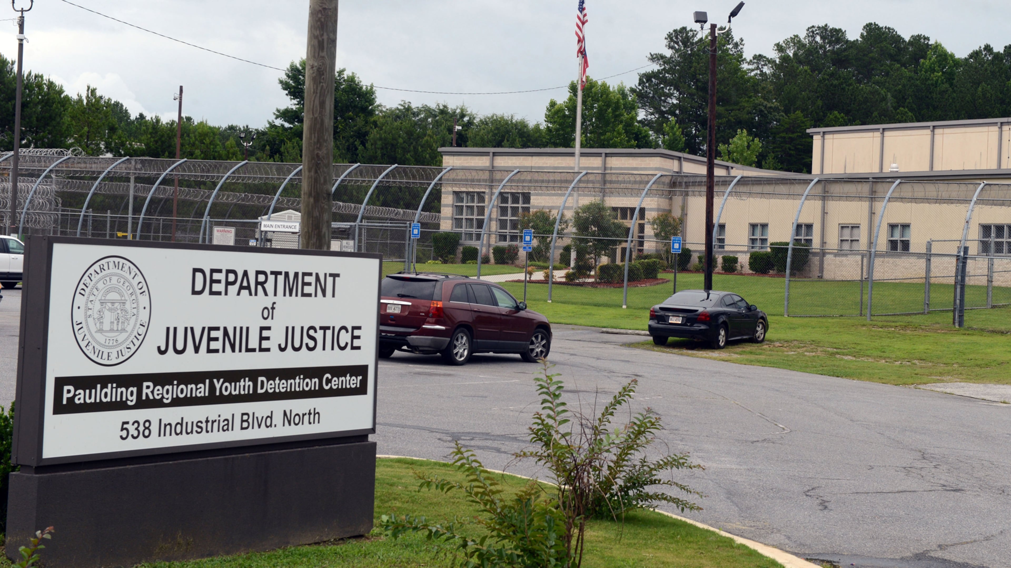 Exterior view of the Paulding County Regional Youth Detention Center.