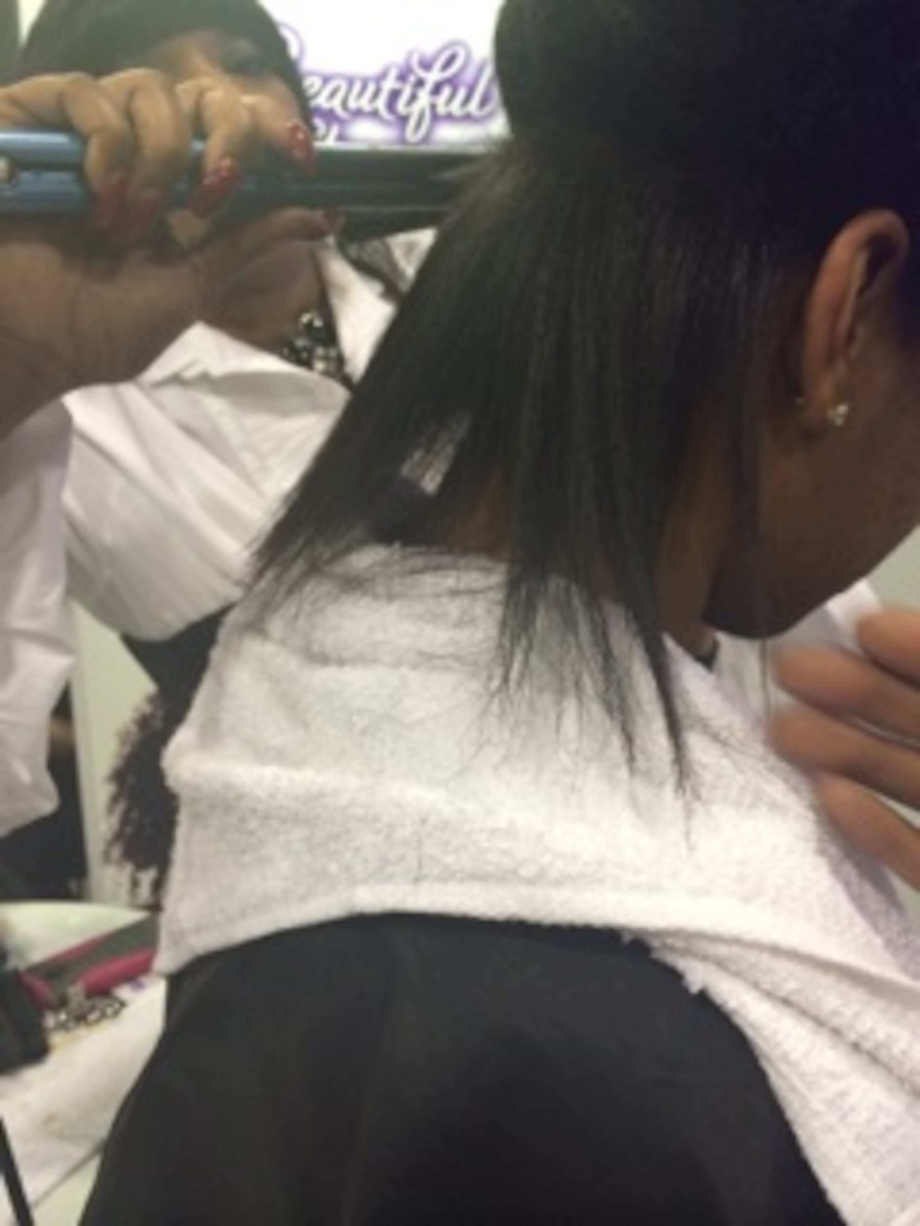 A hair makeover happens on day one of the event.