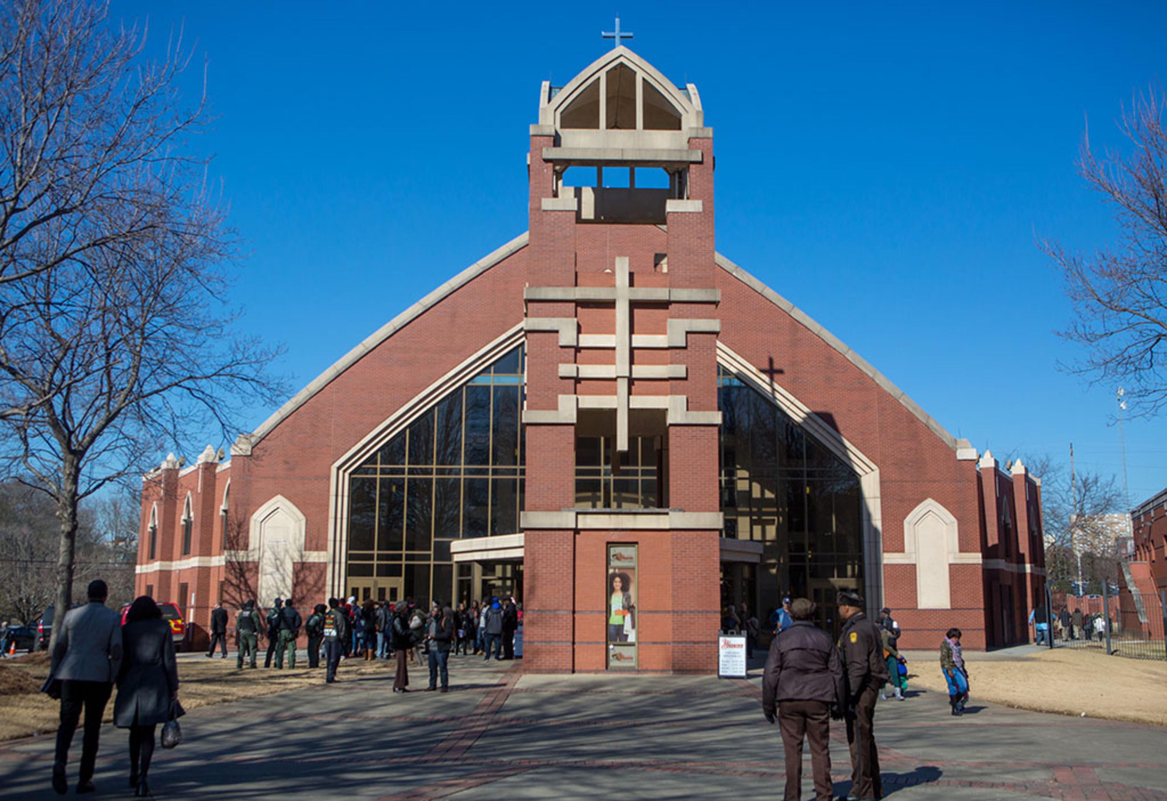 Photo of the Ebenezer Baptist Church located near The King Center in Atlanta on January 15th, 2018. (Photo by Phil Skinner)