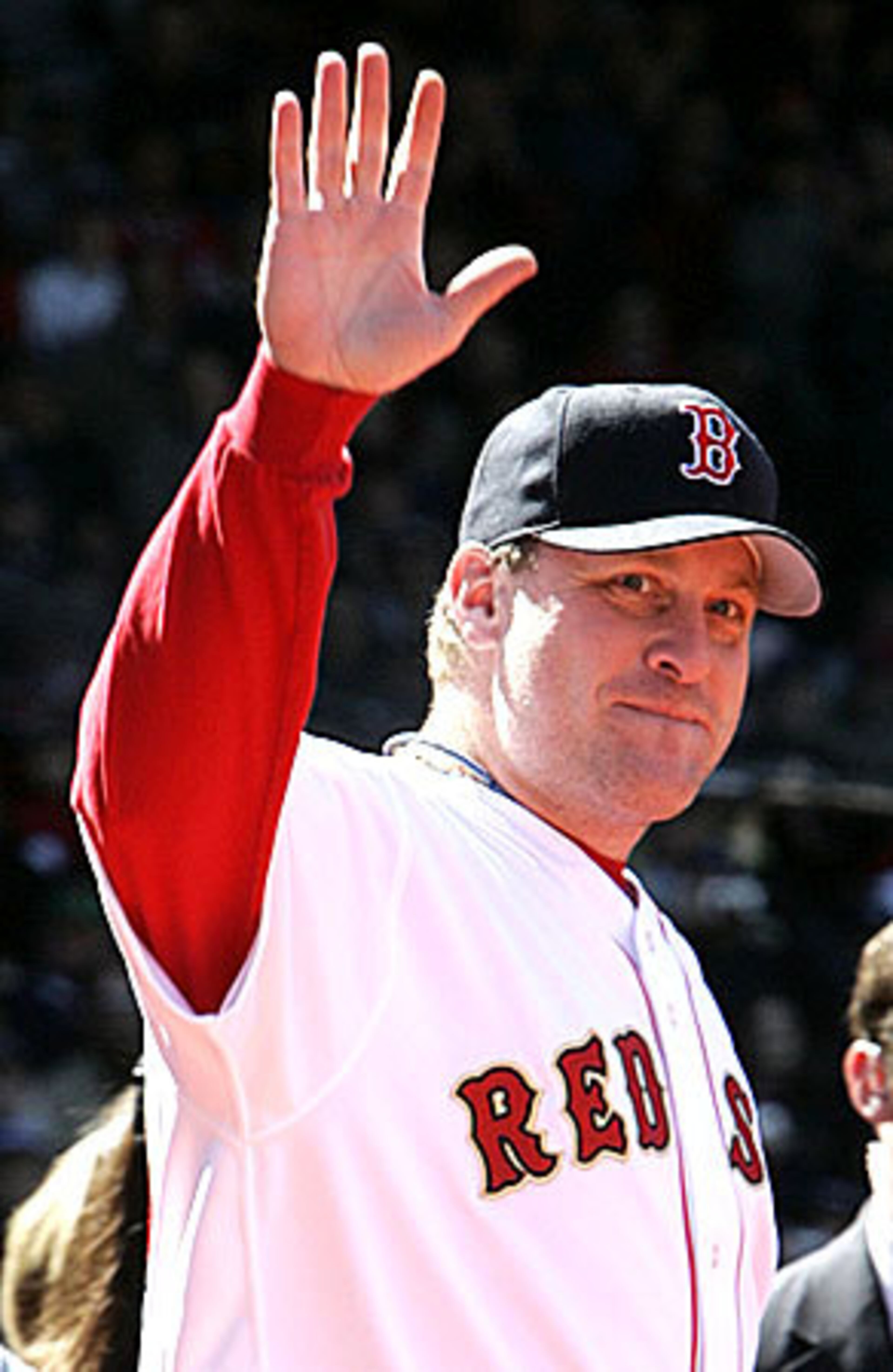 Curt Schilling has won two world championships with Boston and has struck out more than 3,100 batters.