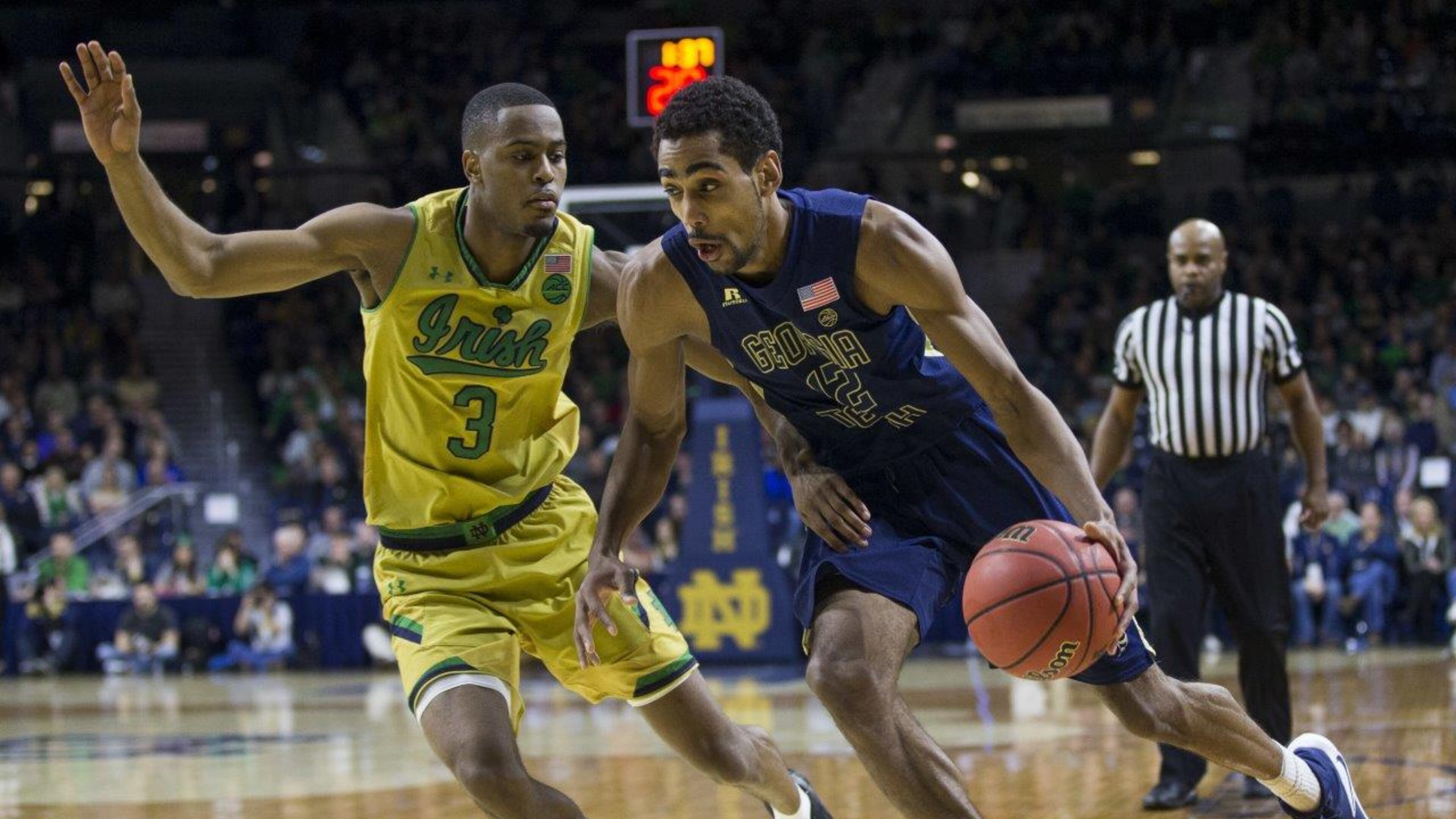 Georgia Tech forward Quinton Stephens has had six double-doubles this season, tied for fifth most in the ACC going into Monday’s games. (Associated Press)
