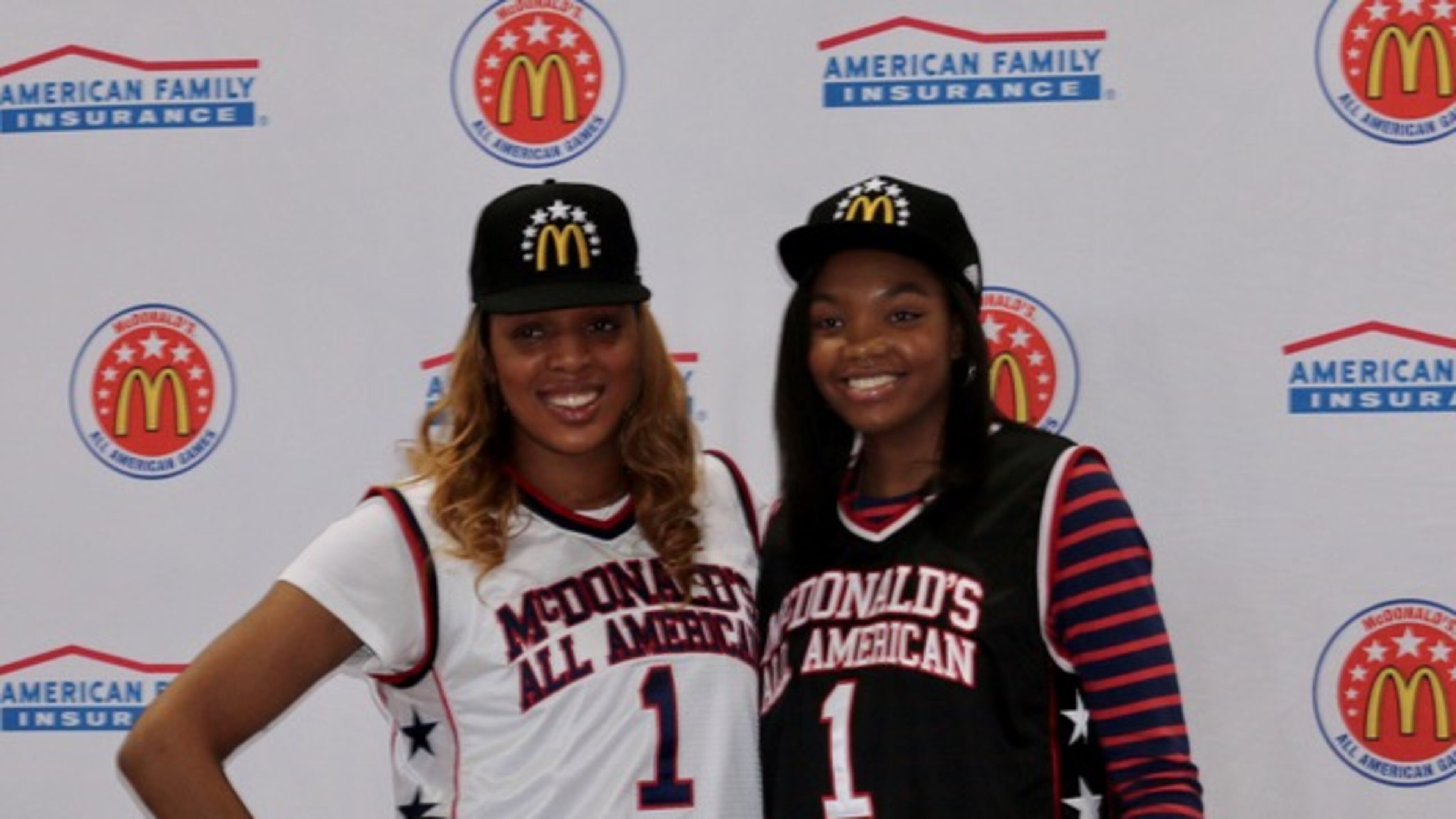 Kasiyahna Kushkituah of St. Francis (Tennessee) and Maya Dodson of St. Francis (Stanford).