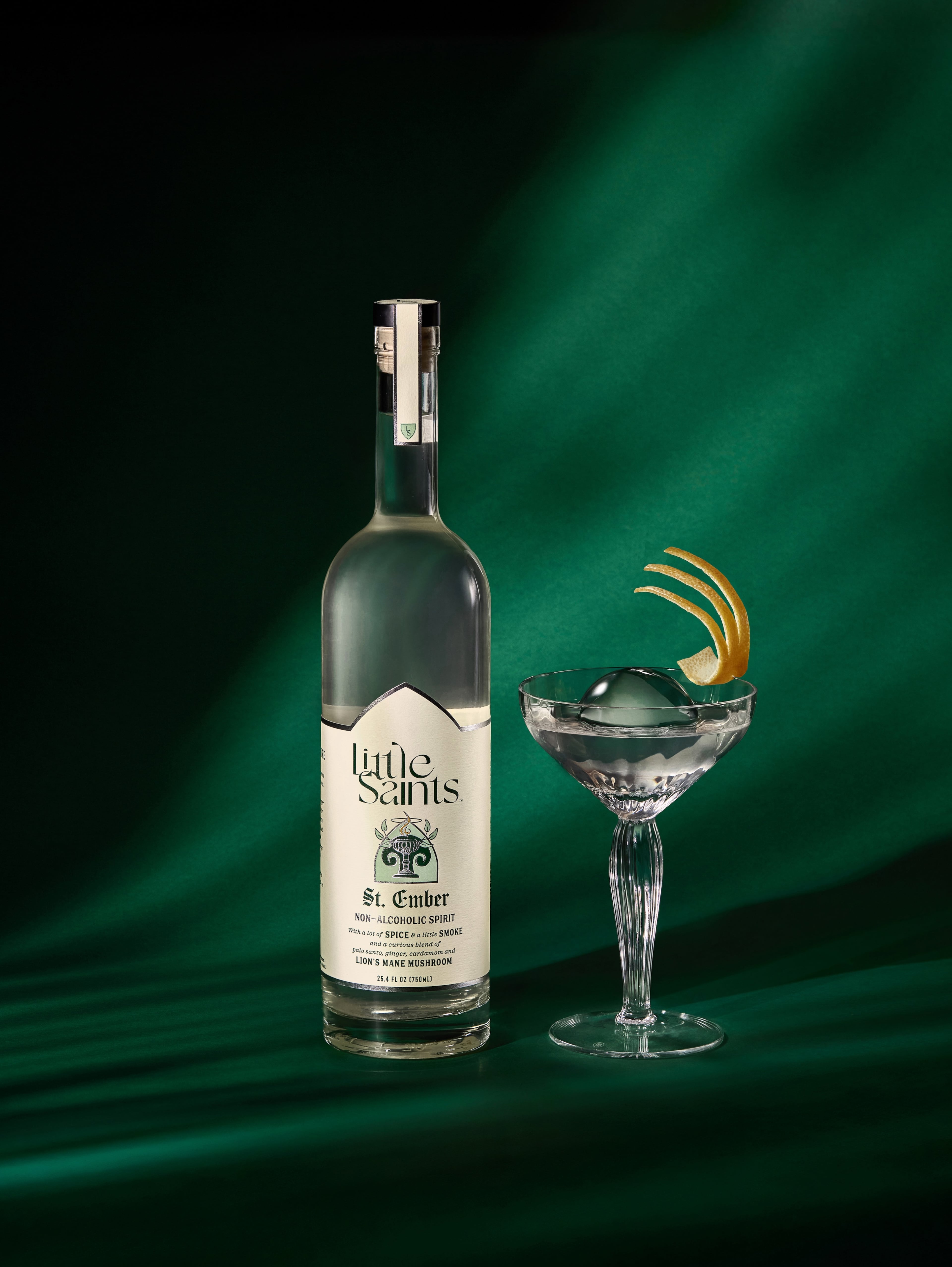 Alcohol-free and made with adaptogens, Little Saints' St. Ember adds a peppery kick to zero-proof cocktails. (Courtesy of Little Saints)