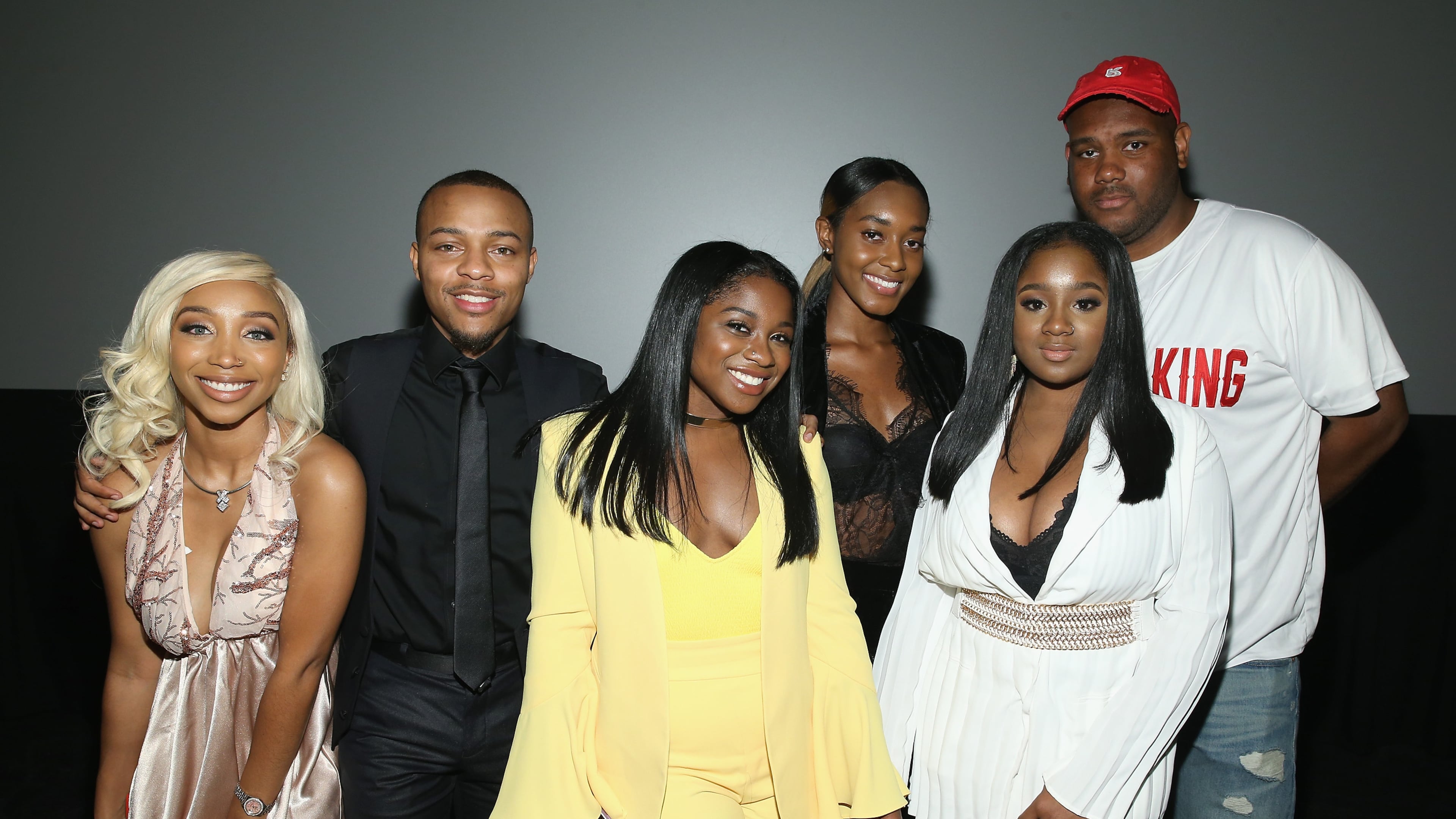 NEW YORK, NY - MAY 16: Zonnique Pullins, Shad Moss, Reginae Carter, Shaniah Mauldin, Ayana Fite and Brandon Barnes attend the WE tv's Growing Up Hip Hop Atlanta premiere screening event on May 16, 2017 in New York City. (Photo by Bennett Raglin/Getty Images for WE tv)