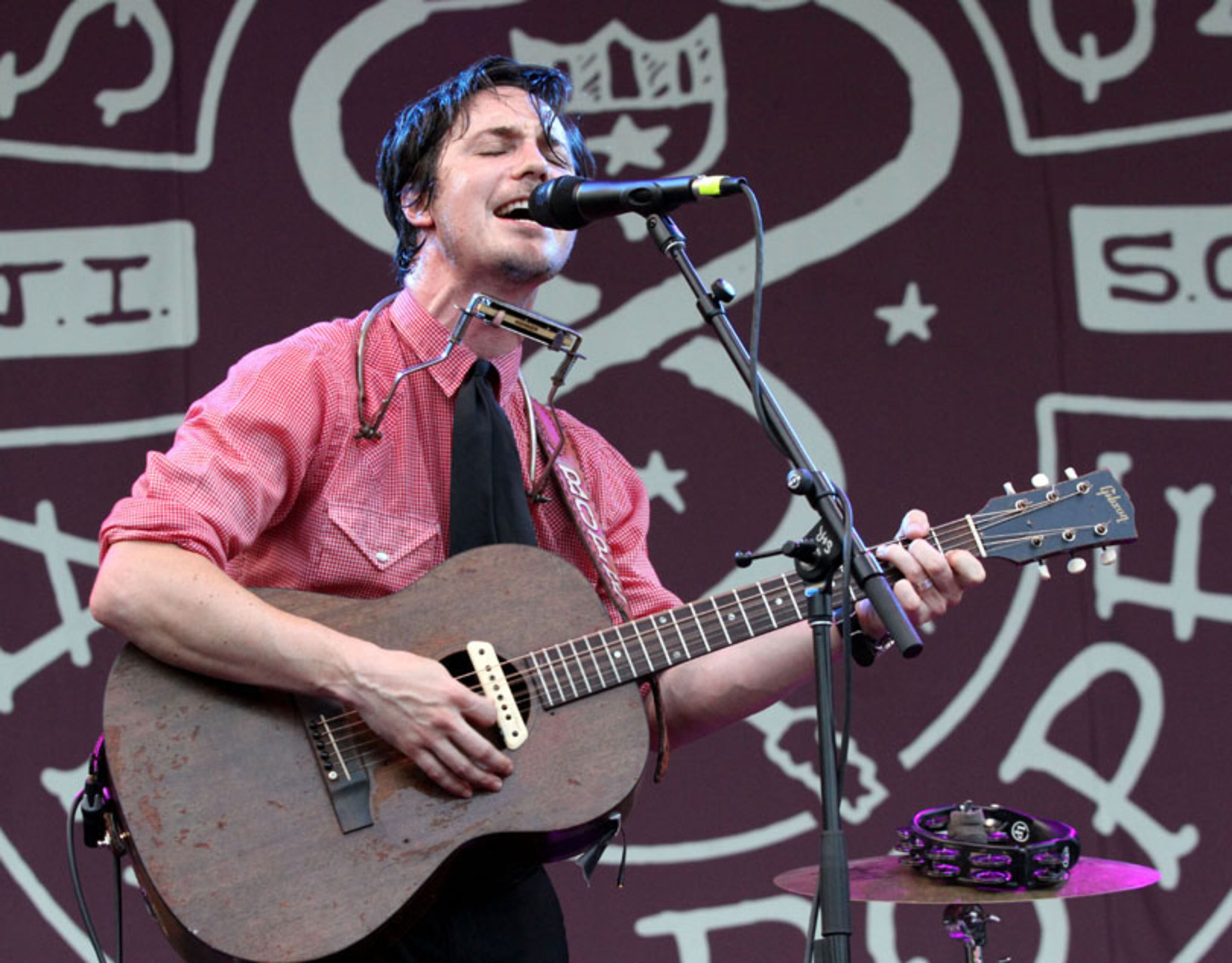 Shovels & Rope perform on stage. The Drive-By Truckers and Shovels & Rope headlined the second day of the Candler Park Music and Food Festival in Atlanta on Saturday, May 30, 2015 with a capacity crowd in excess of 15,000. Robb D. Cohen/RobbsPhotos.com