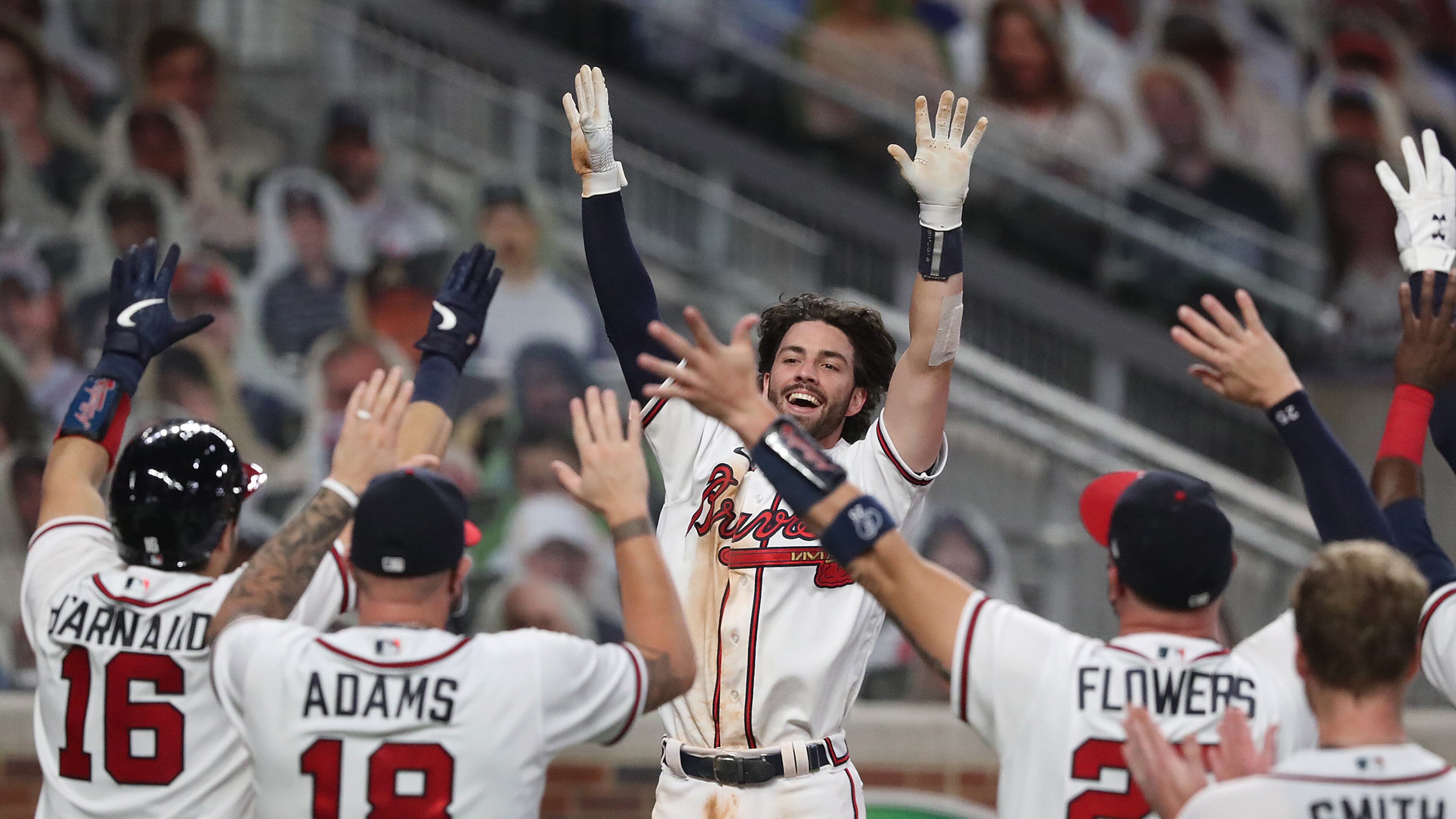 Braves shortstop Dansby Swanson has scored a team-most 25 runs - 11 in his 10 games batting leadoff.