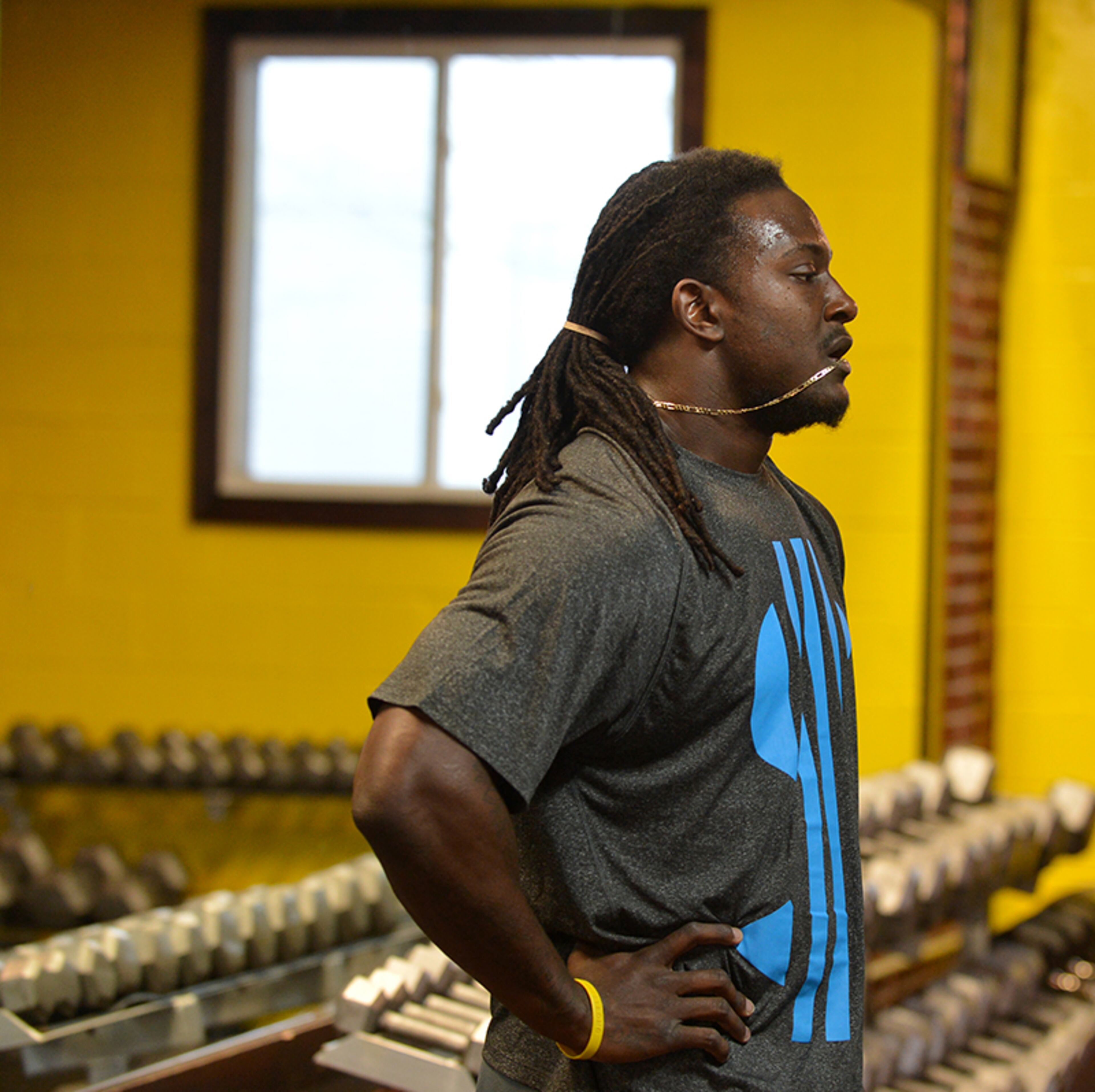 Crowell made an impression at the combine, running the 40-yard dash in 4.57 seconds and lifted 225 pounds 23 times, fourth-best total of the running backs. Two years removed from dark days at Georgia, he sees a bright future for himself.