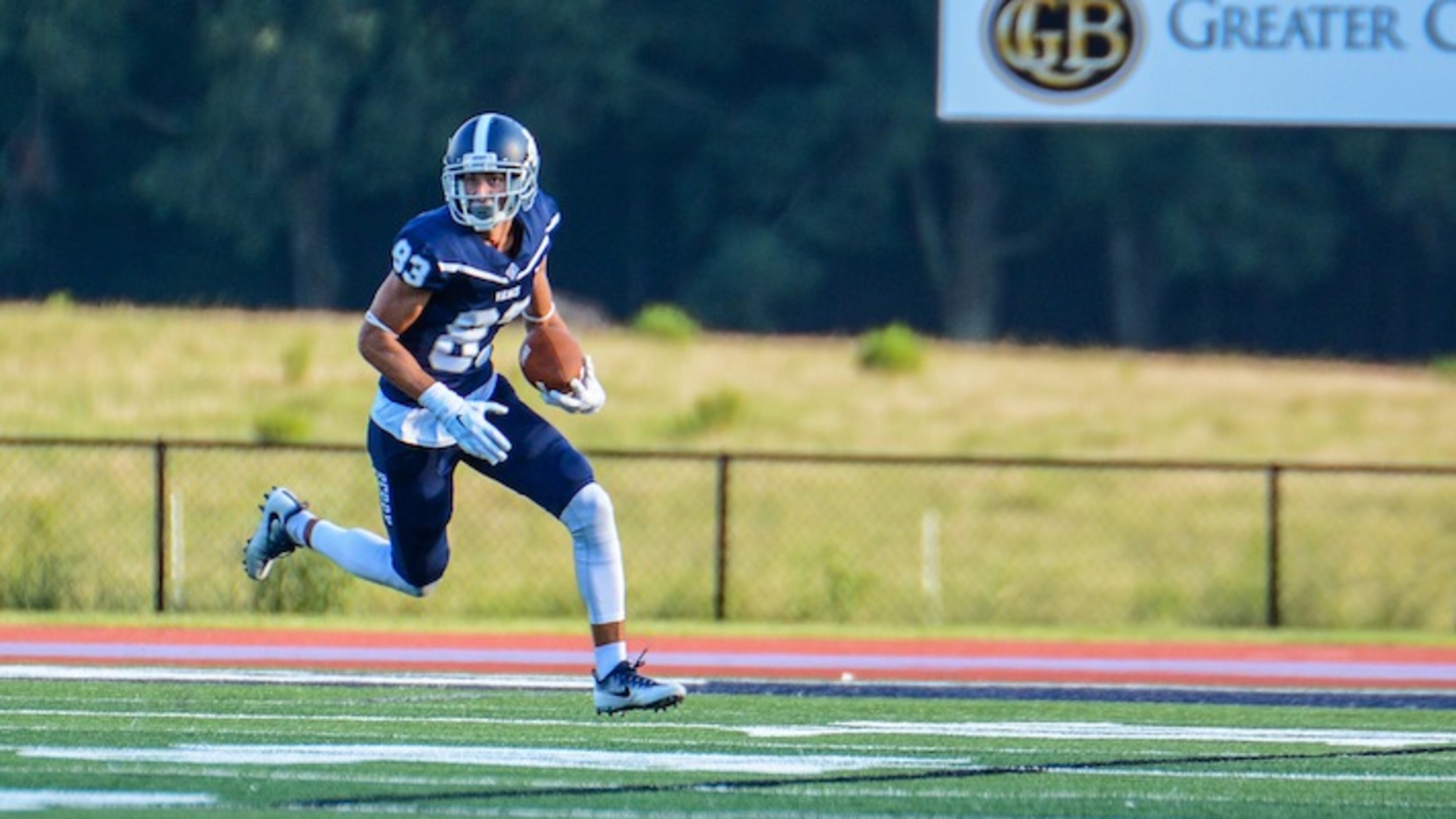 Berry receiver Trey Ciresi is tied for first in Division III with seven touchdown catches and leads the Vikings with 17 catches for 274 yards. (Special to the AJC)