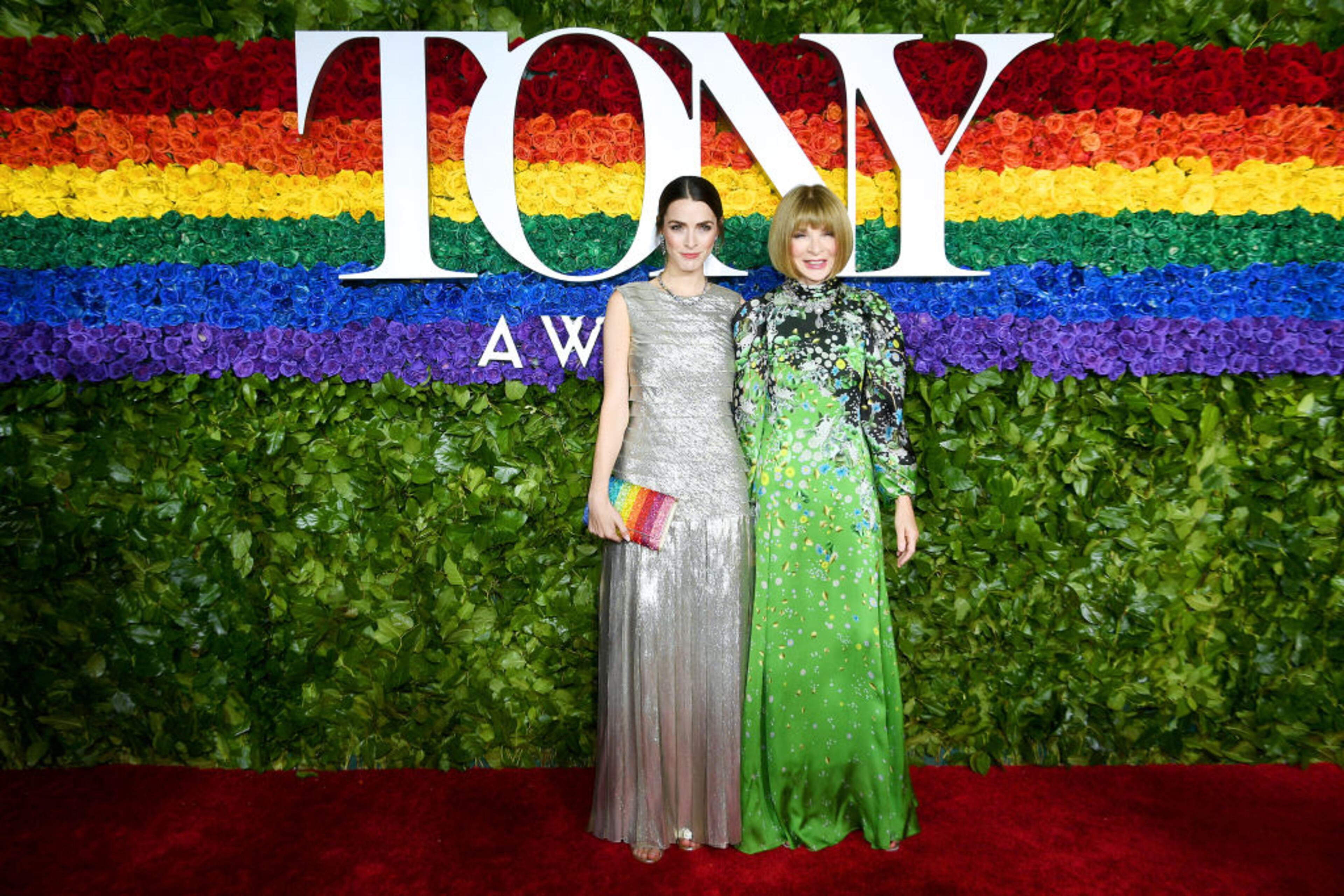 NEW YORK, NEW YORK - JUNE 09: Bee Shaffer Carrozzini and Anna Wintour attend the 73rd Annual Tony Awards at Radio City Music Hall on June 09, 2019 in New York City. (Photo by Dimitrios Kambouris/Getty Images for Tony Awards Productions)