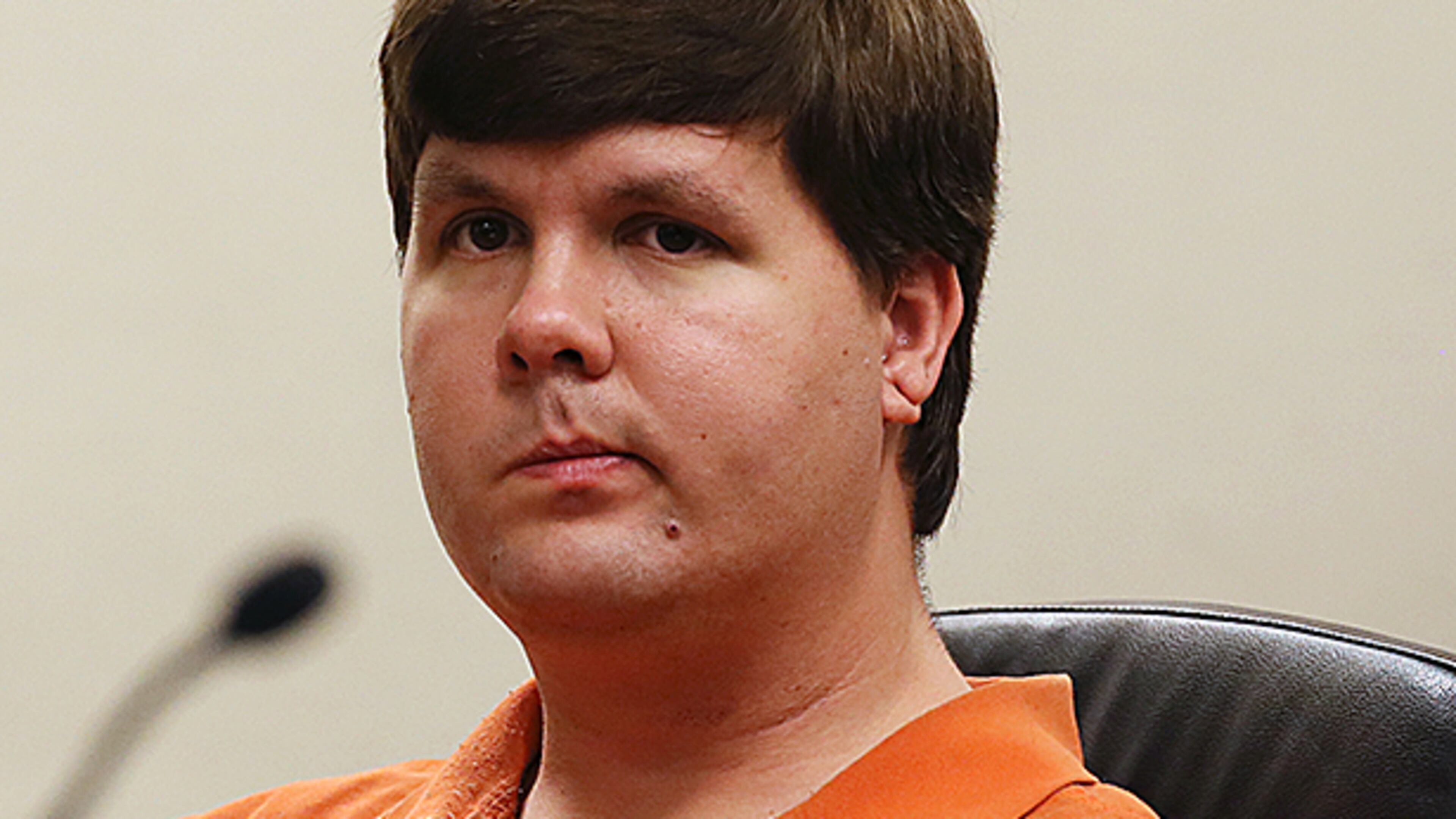 Justin Ross Harris, the father of a toddler who died after police say he was left in a hot car for about seven hours, sits for his bond hearing in Cobb County Magistrate Court, Thursday, July 3, 2014, in Marietta, Ga. (AP Photo/Marietta Daily Journal, Kelly J. Huff, Pool)