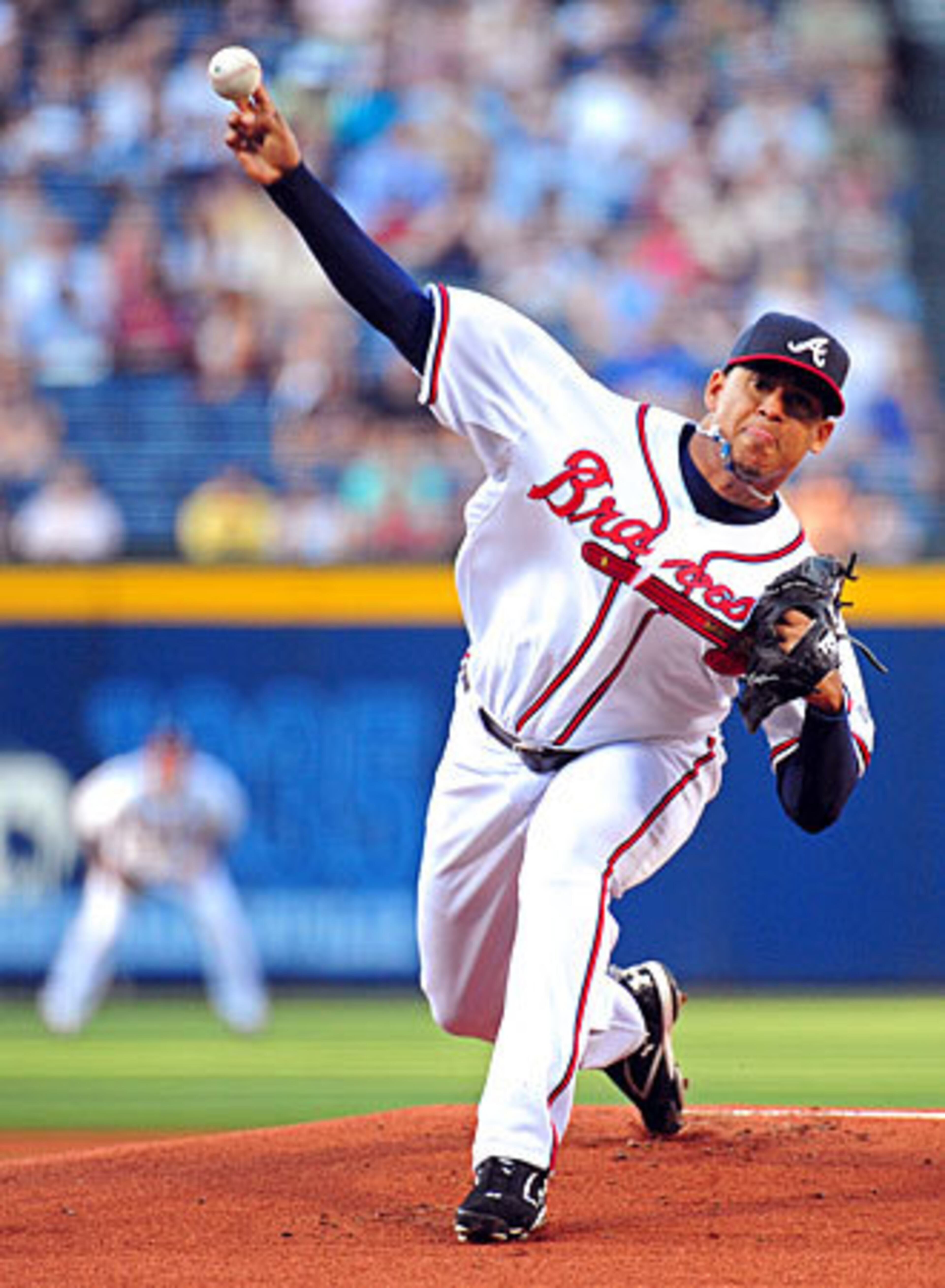 Jurrjens allowed only one earned run on five hits in seven innings to pick up the win.