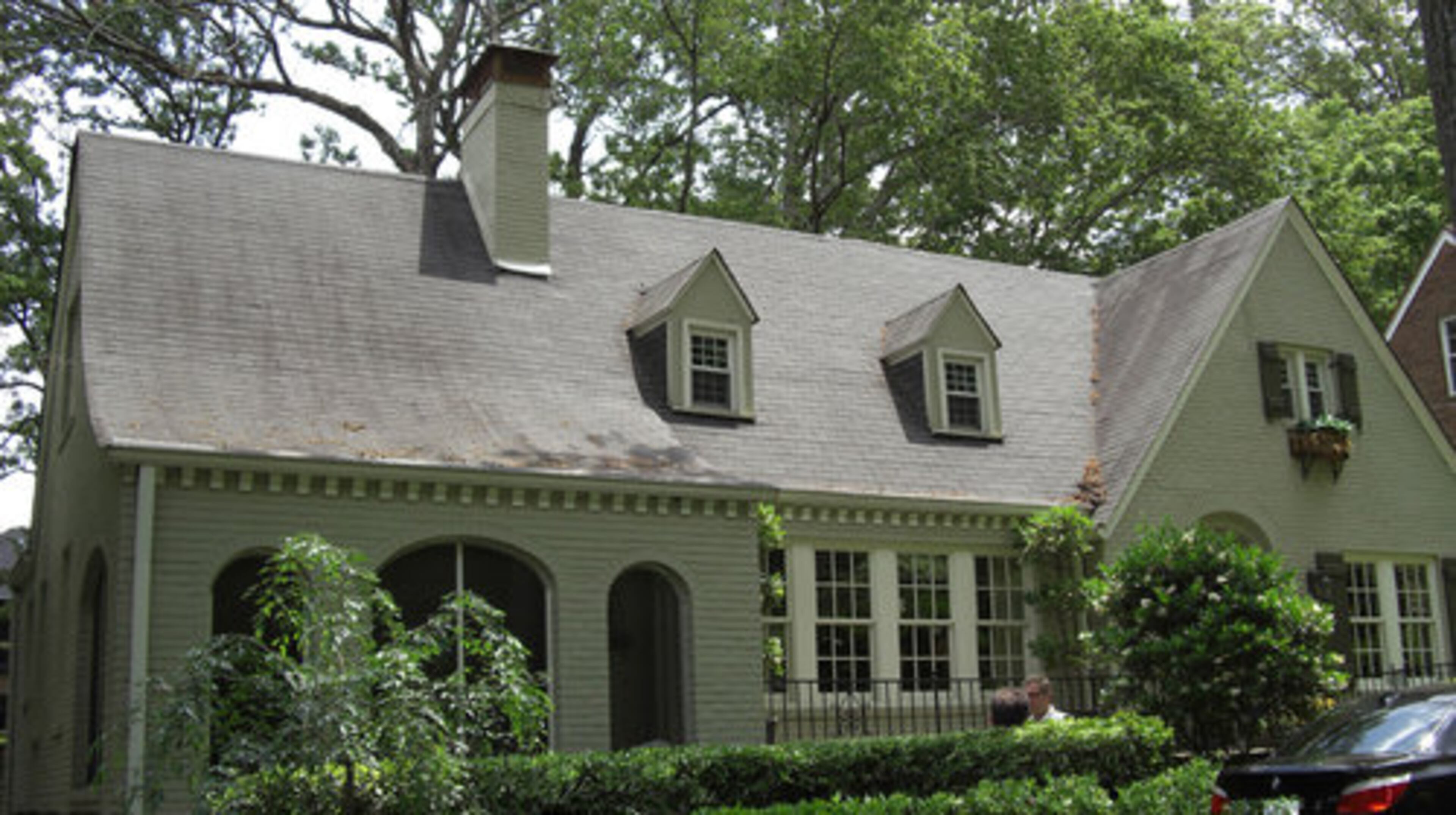 BEFORE: The homeowners of this Morningside bungalow did not want to change the look or feel of the front of their charming home when they added a second story.