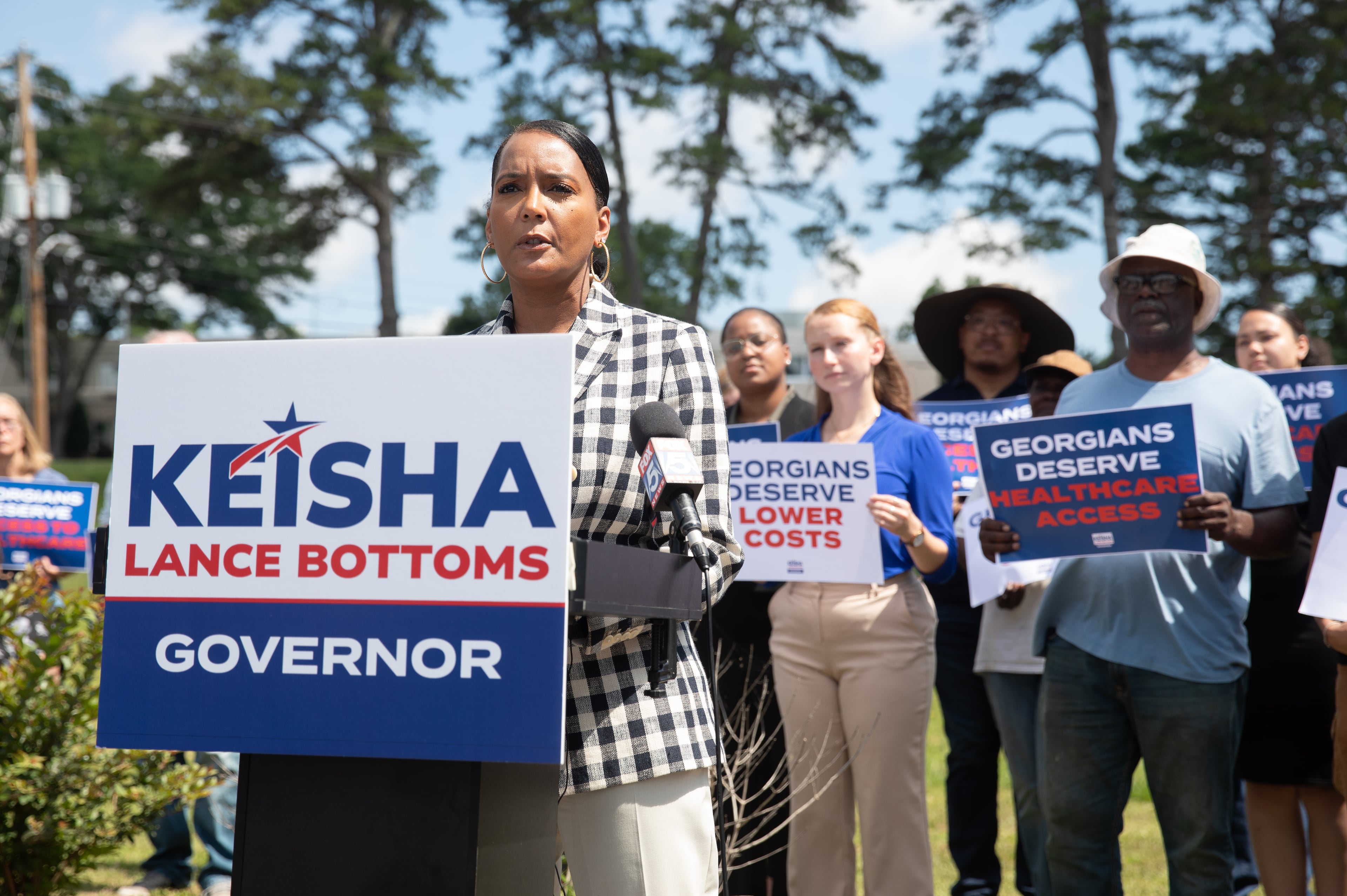 Keisha Lance Bottoms campaigns for governor