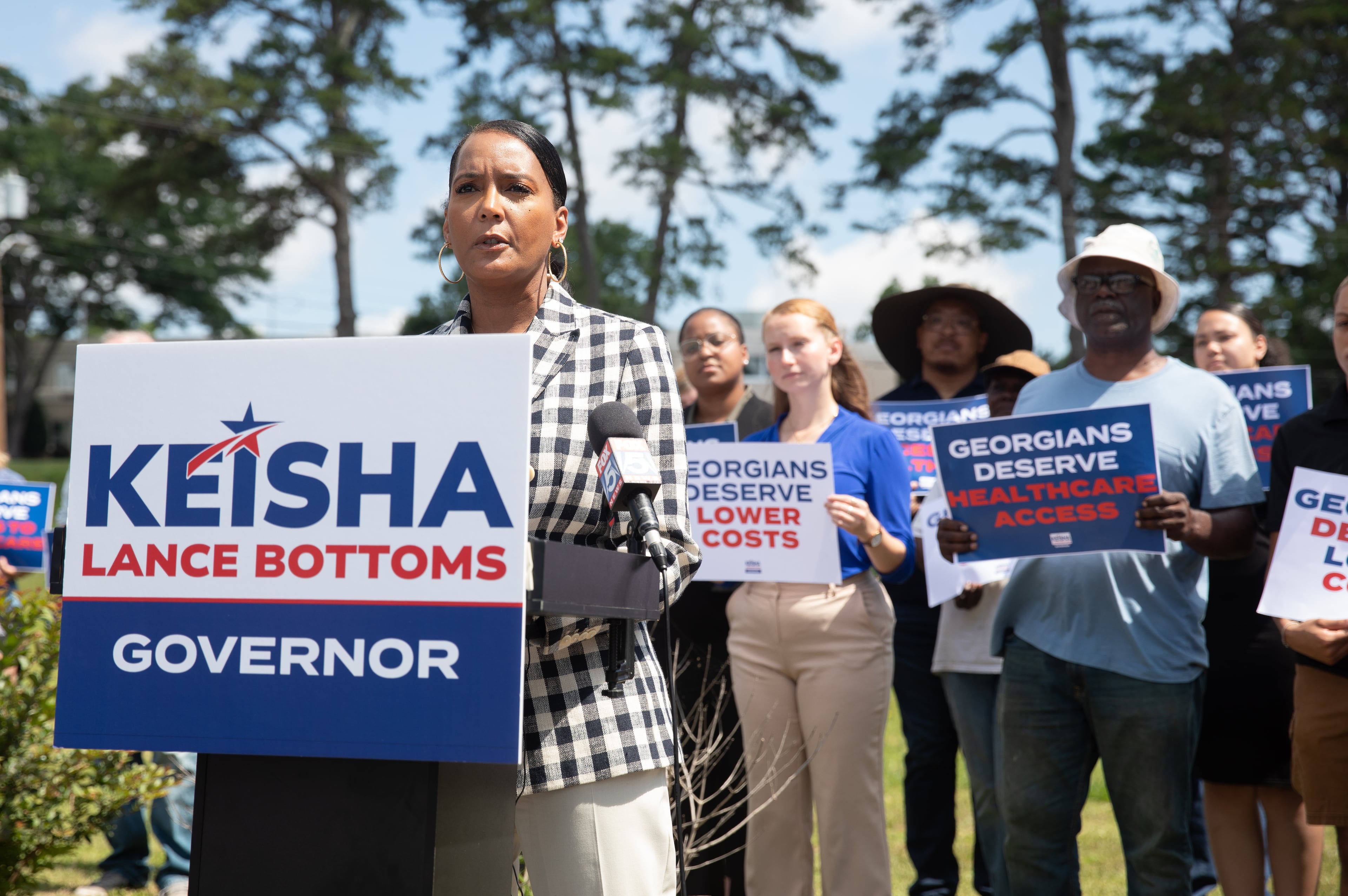 Keisha Lance Bottoms campaigns for governor