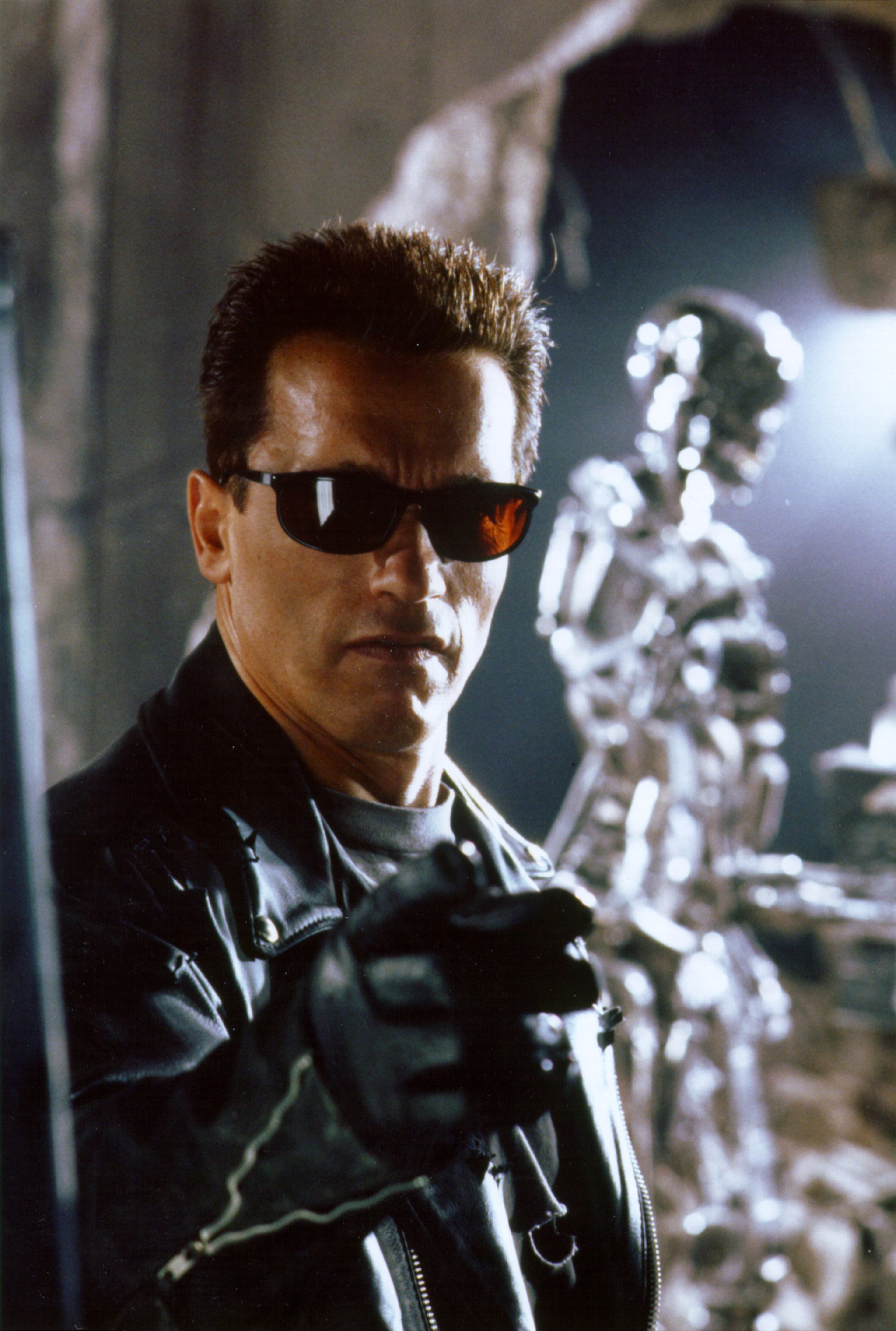 Though not an acclaimed actor, Arnold Schwarzenegger's role as an impassive robot sent into the past on an assassination mission is ideally suited for him. The cheesy dialogue is icing on the sci-fi cake.