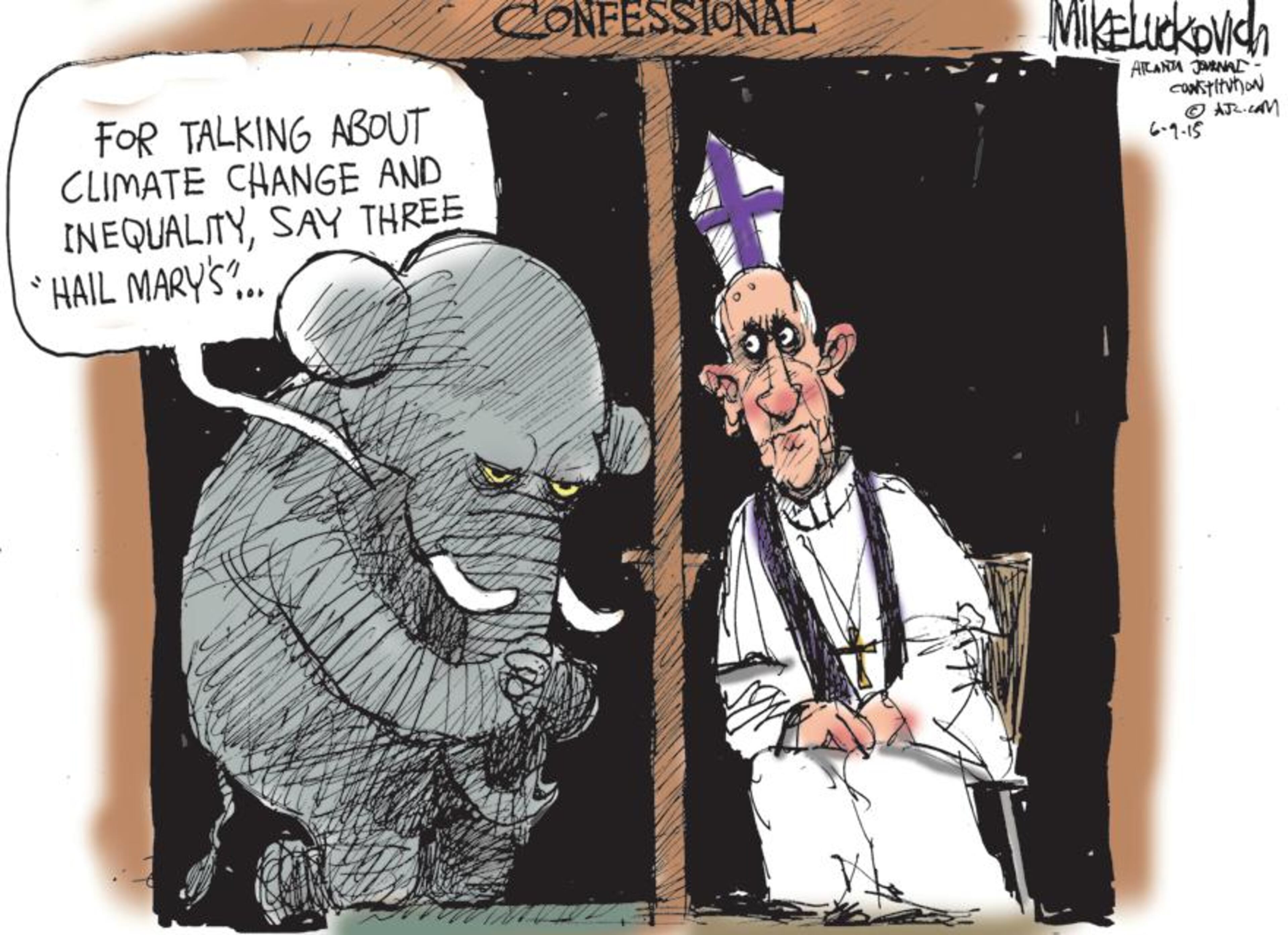 Mike Luckovich is the AJC’s Pulitzer Prize-winning cartoonist.