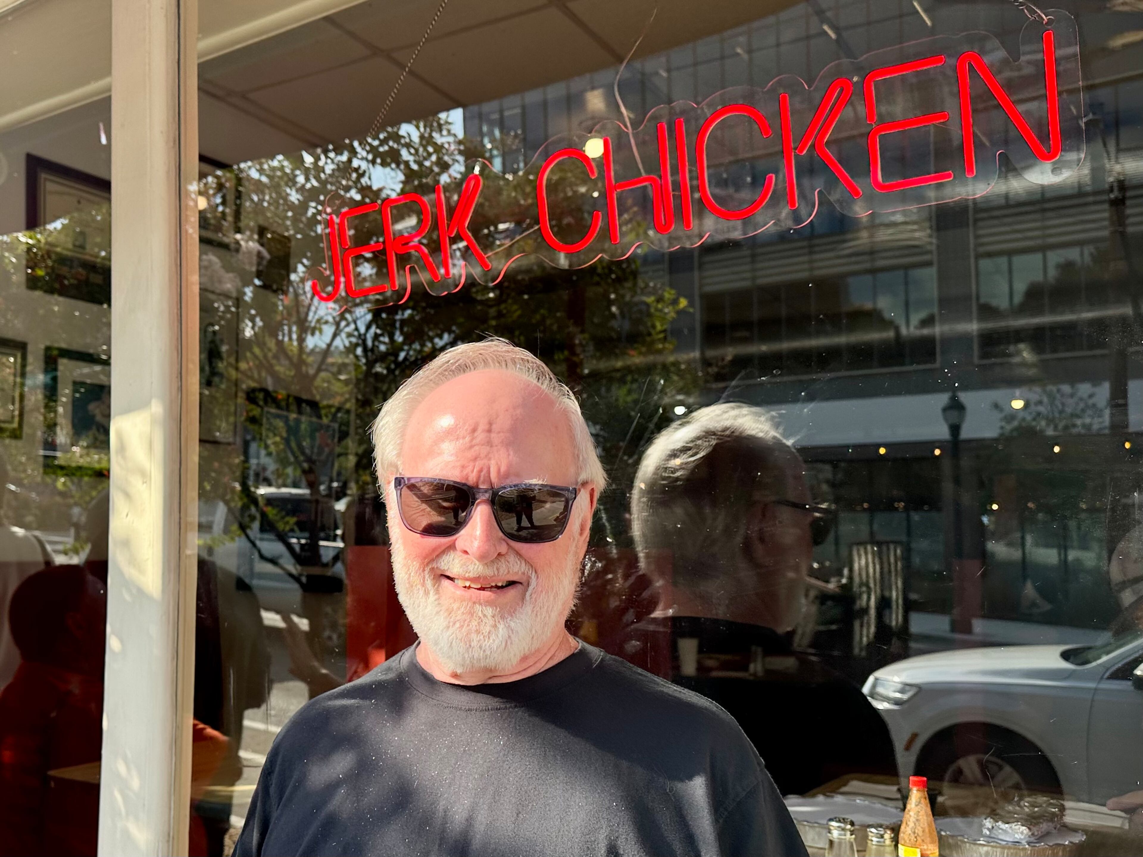 Scott Sanders of Virginia-Highland, who waited in a long line at Eats on its final day of business, called the restaurant an "iconic place that’s going to be missed." (Amy Wenk/AJC)