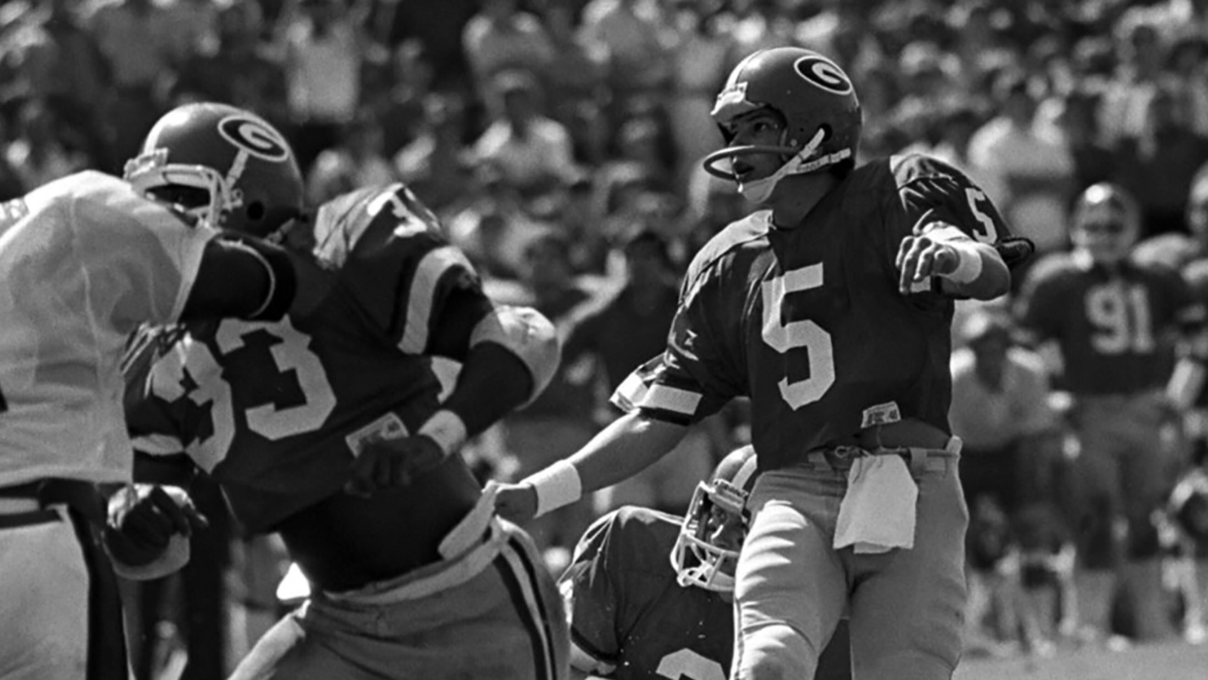 Place kicker Kevin Butler (5) holds a number of field goal records at Georgia.