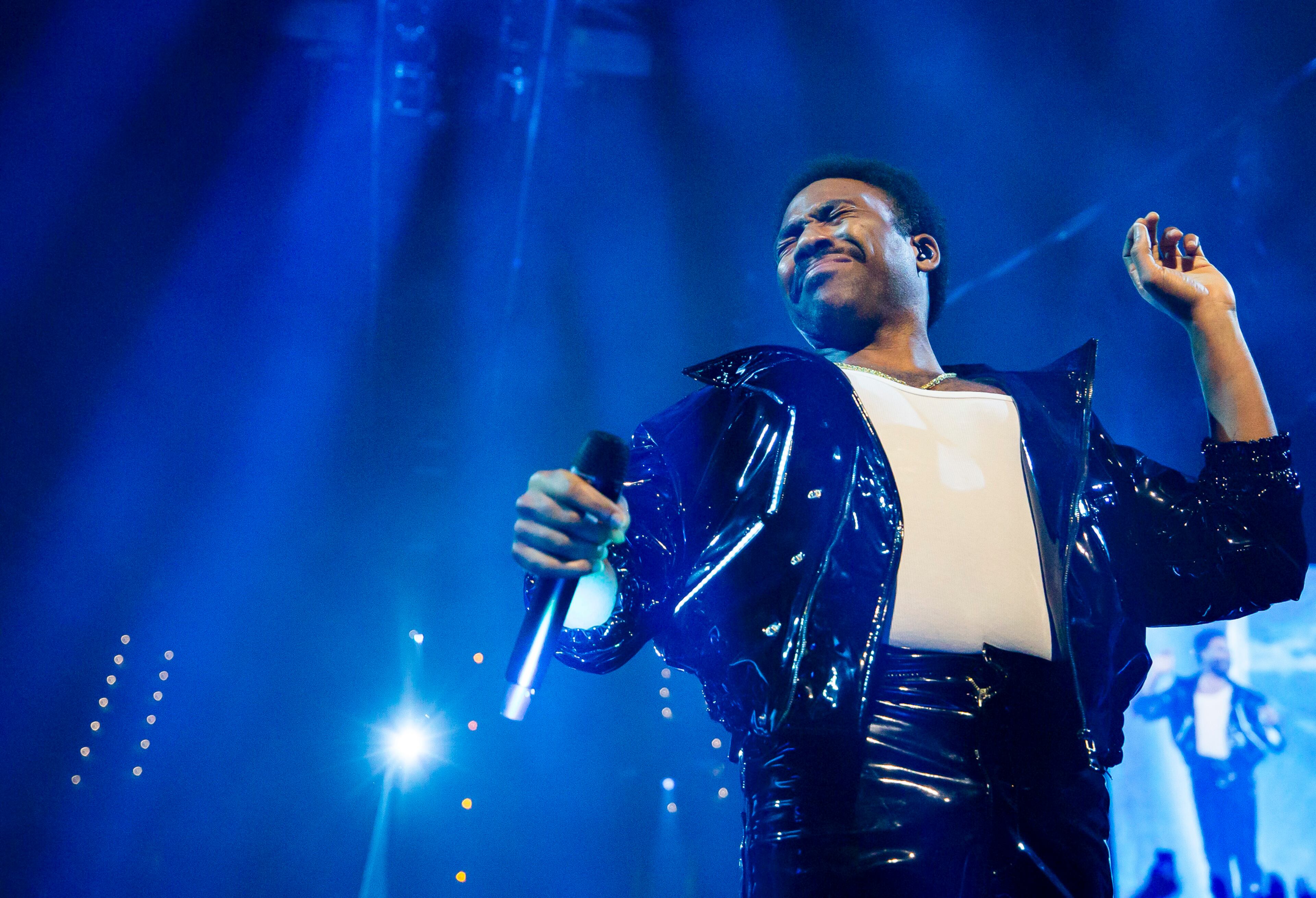 Childish Gambino dazzled a sold out crowd at State Farm Arena with hits spanning his career of rap, R&B, and anthemic hip-hop. Photo taken Monday September 2, 2024 at State Farm Arena. (RYAN FLEISHER FOR THE ATLANTA JOURNAL-CONSTITUTION)