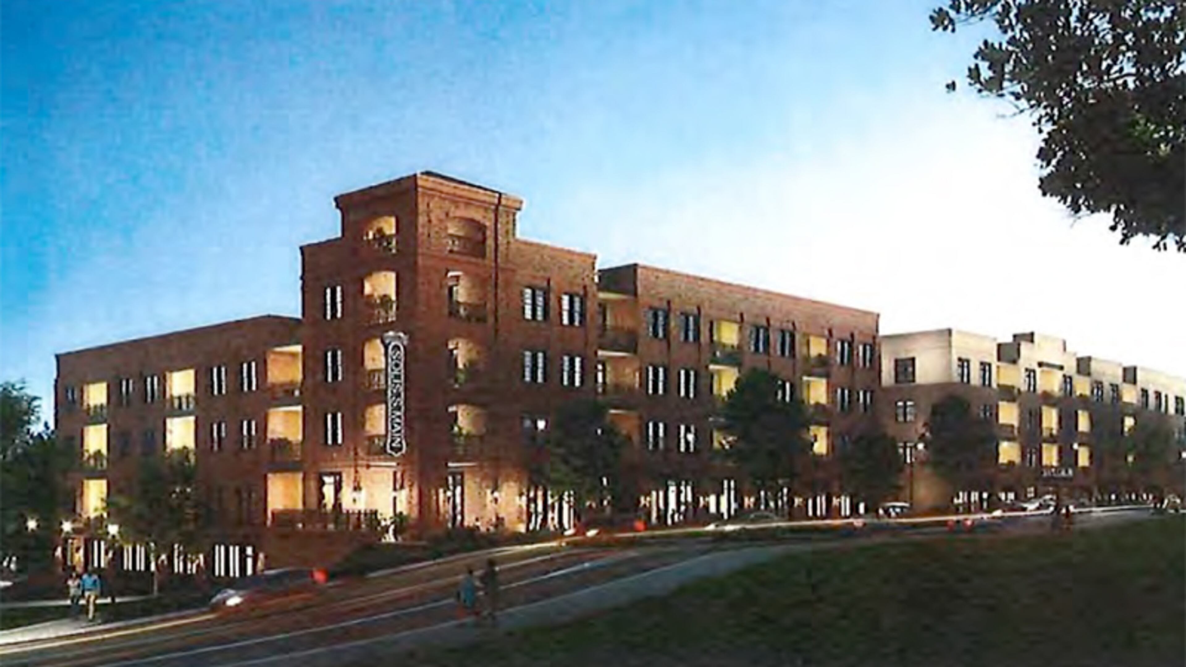A Terwilliger Pappas Multi-Family Partners LLC proposal for the Academy & Main project would bring 250 apartments and a parking deck to 115 Academy St. in Canton.