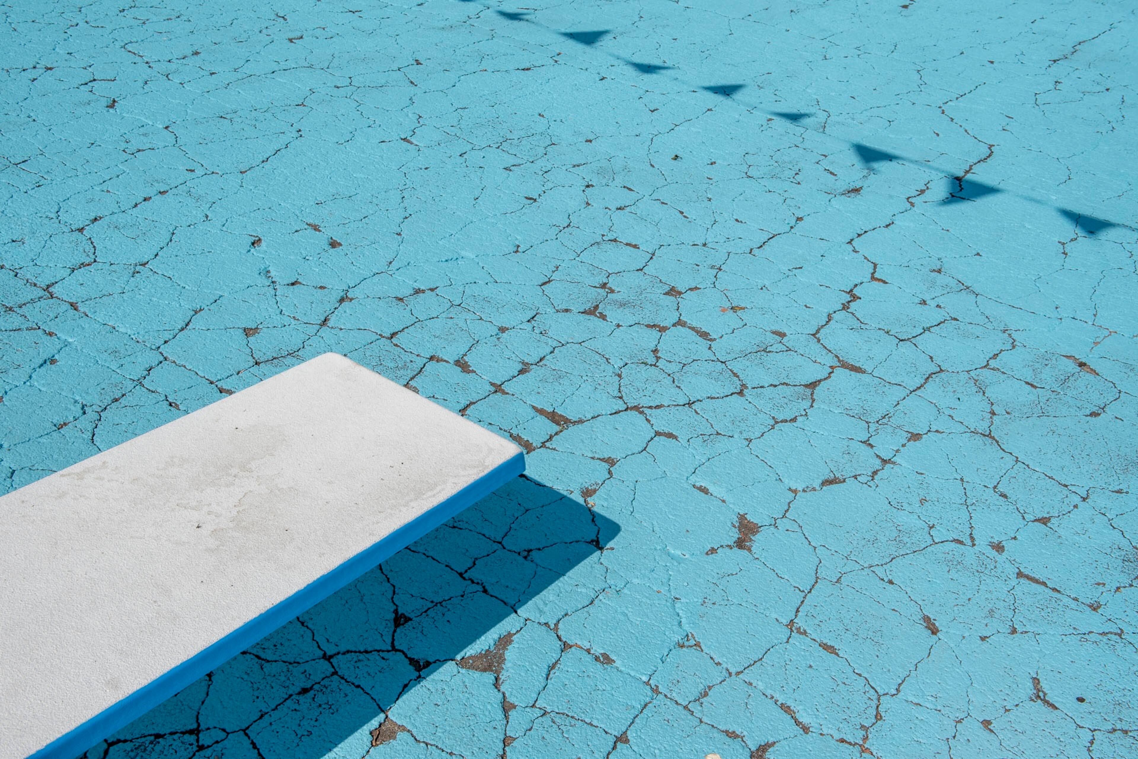 “No trace of a pool existed at either site,” artist Hannah Palmer said. “I used aerial photos to get dimensions, and I laid out a footprint of each pool.”
Photo: Courtesy of Flux Projects / Julie Yarbrough