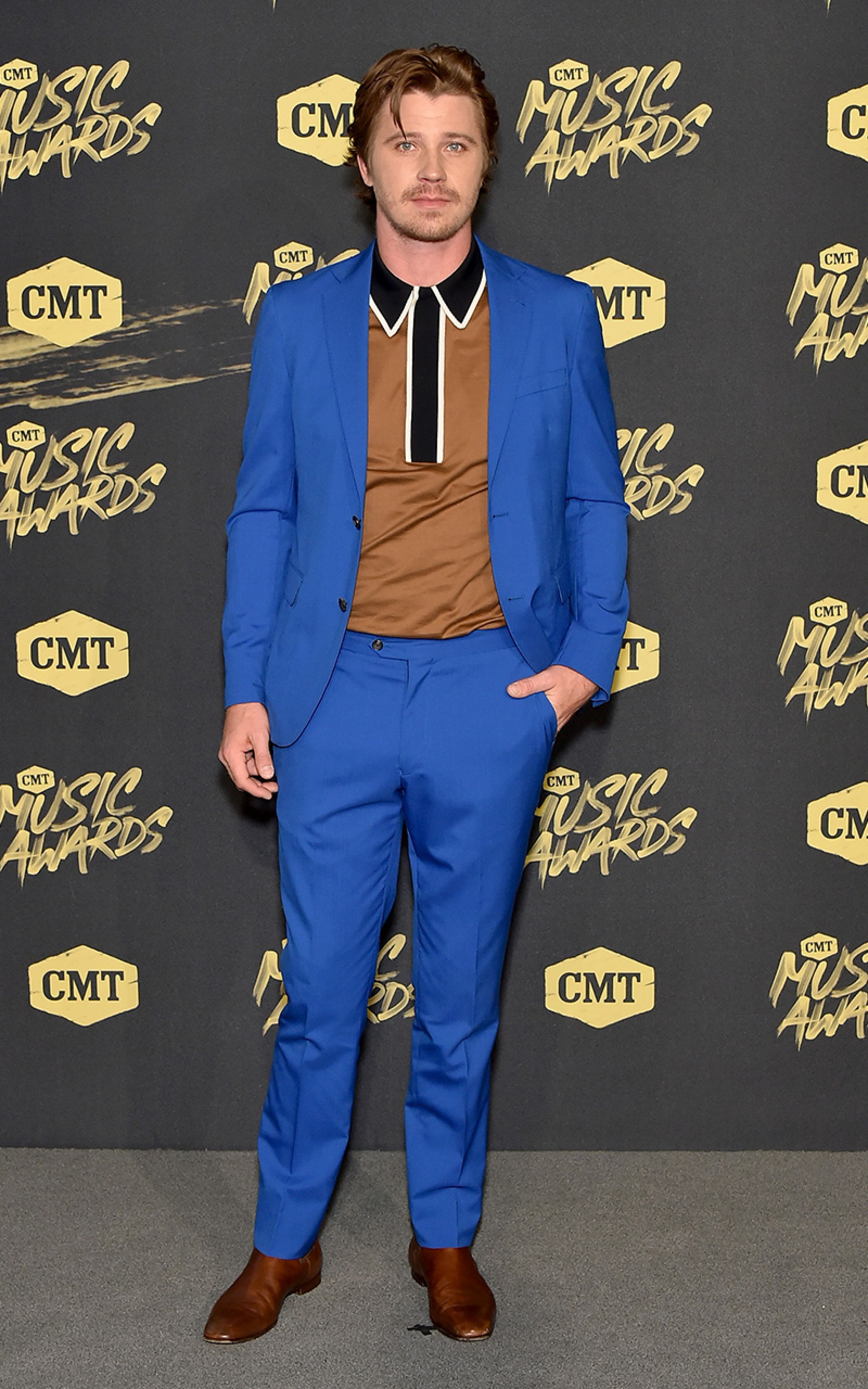 NASHVILLE, TN - JUNE 06: Garrett Hedlund attends the 2018 CMT Music Awards at Bridgestone Arena on June 6, 2018 in Nashville, Tennessee. (Photo by Mike Coppola/Getty Images for CMT)