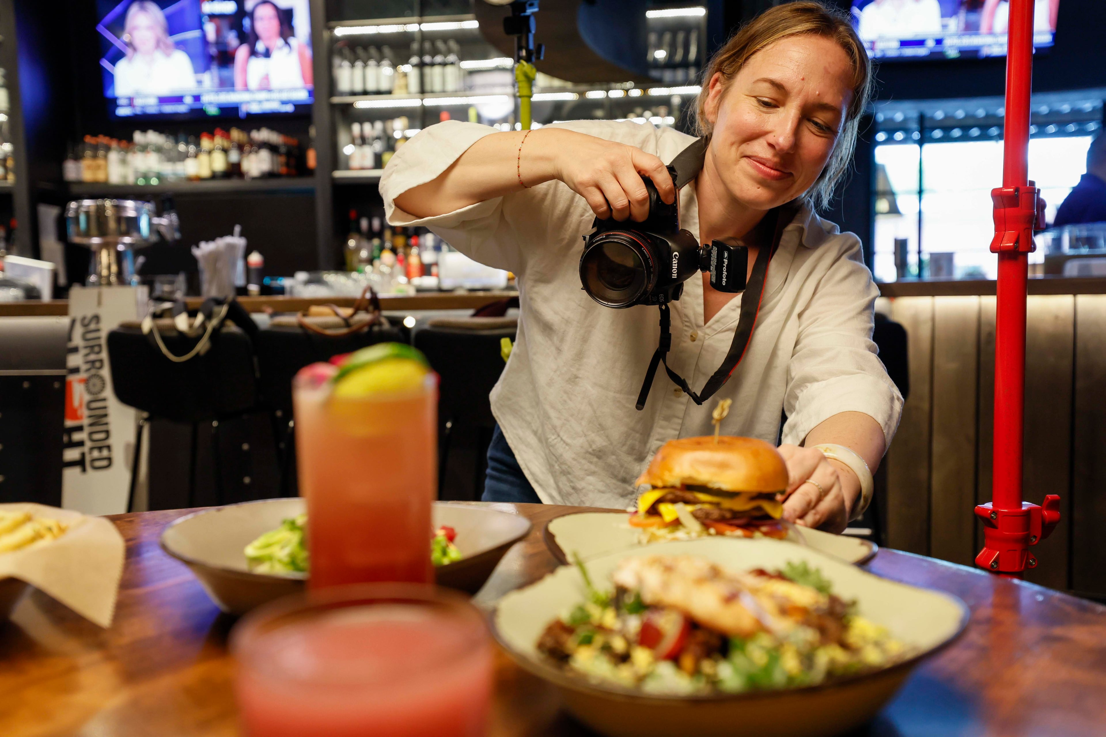 "I feel weird if I don’t take pictures after a couple of days," says Harris. (Miguel Martinez/AJC)