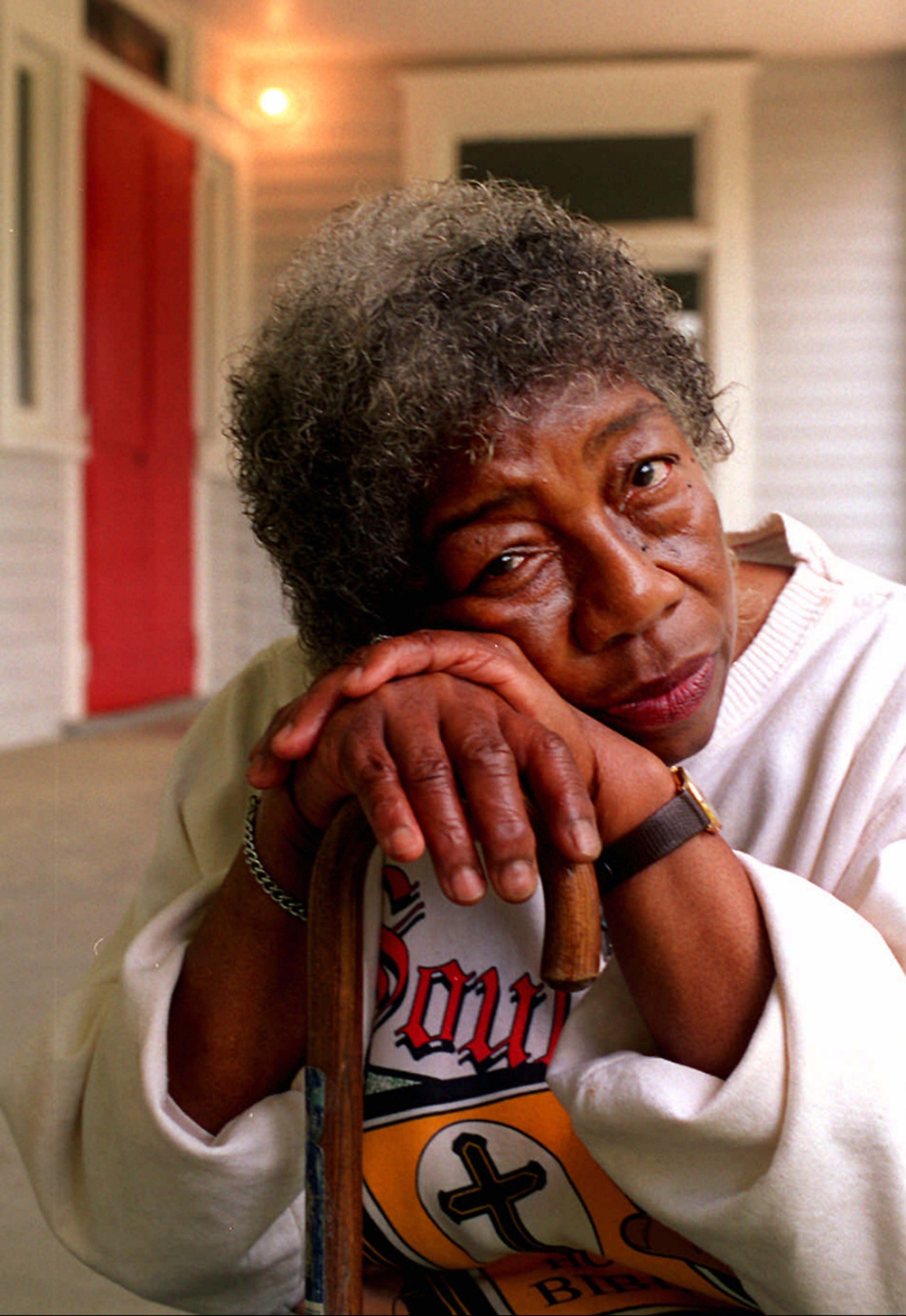 Ethel Mae Mathews became known as a political force to be reckoned with. She was respected for her support of the poor and disadvantaged. / File April 22, 1996 (RICH ADDICKS/AJC staff)