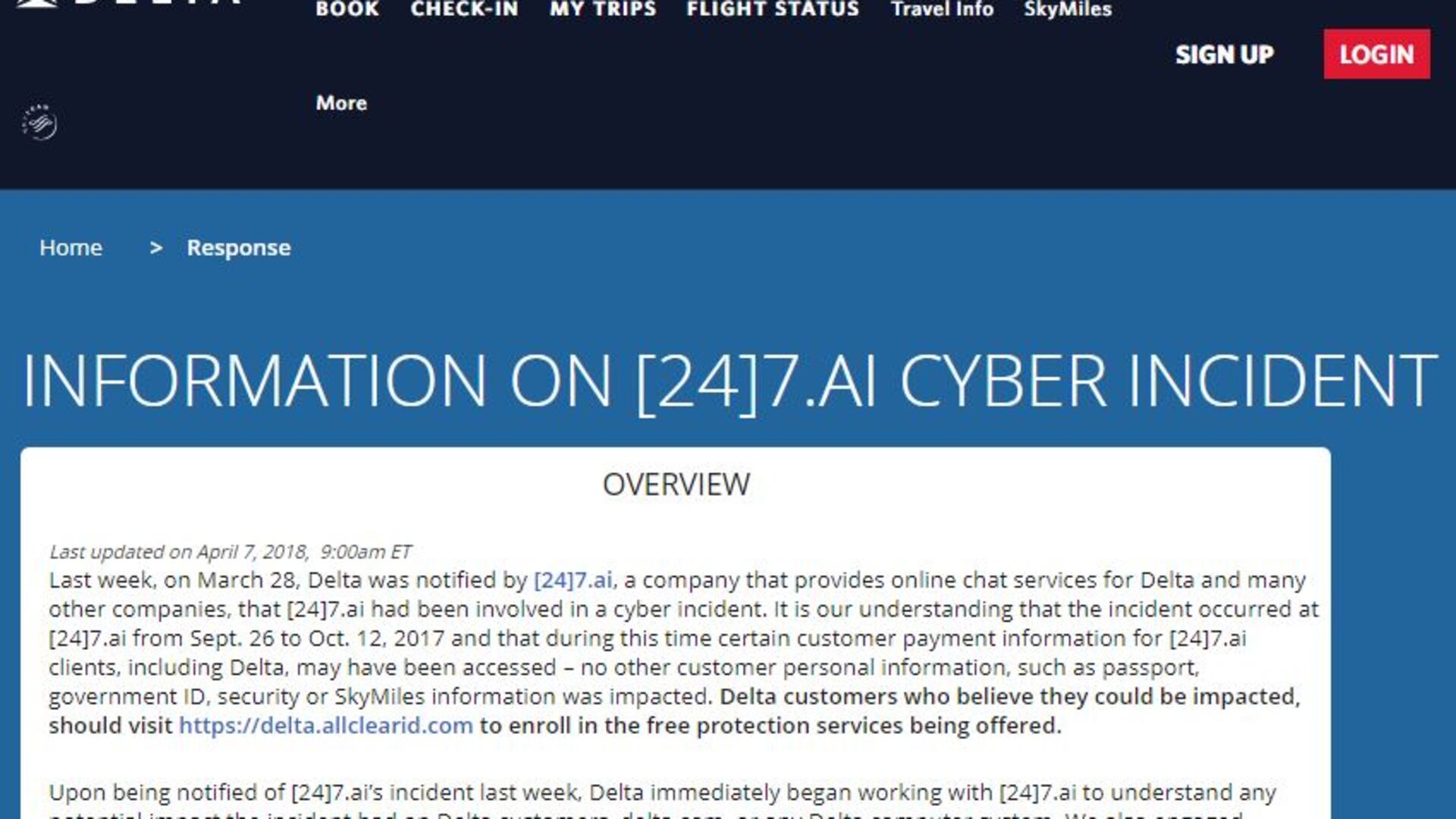 Delta Scam Lawsuits target Delta and vendor for malware attack