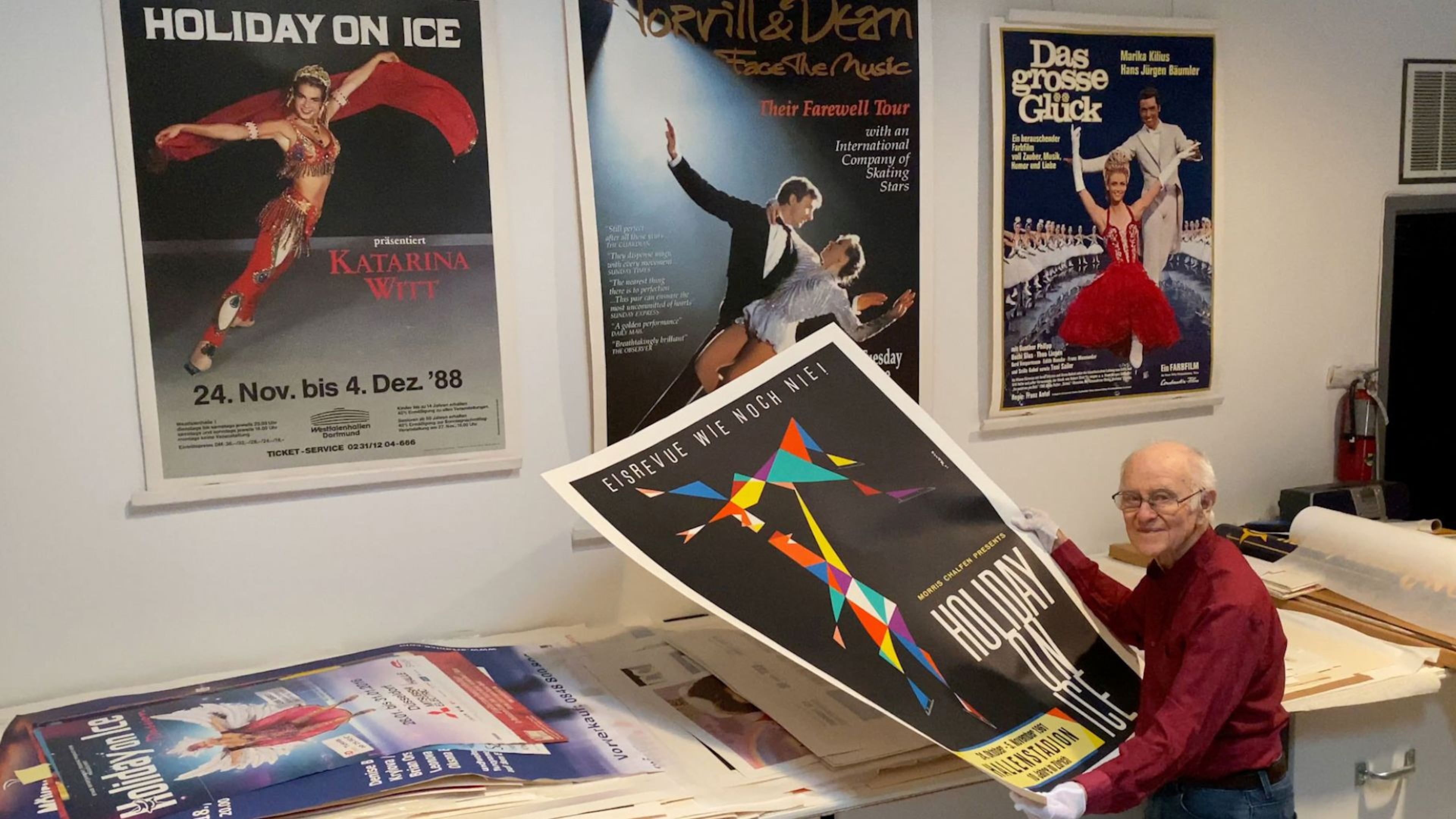 "Uncle Roy," a documentary from filmmaker Keri Pickett about her uncle, Roy Blakey, a World War II vet who became a professional ice skater and then a studio photographer. (Courtesy of Out on Film)