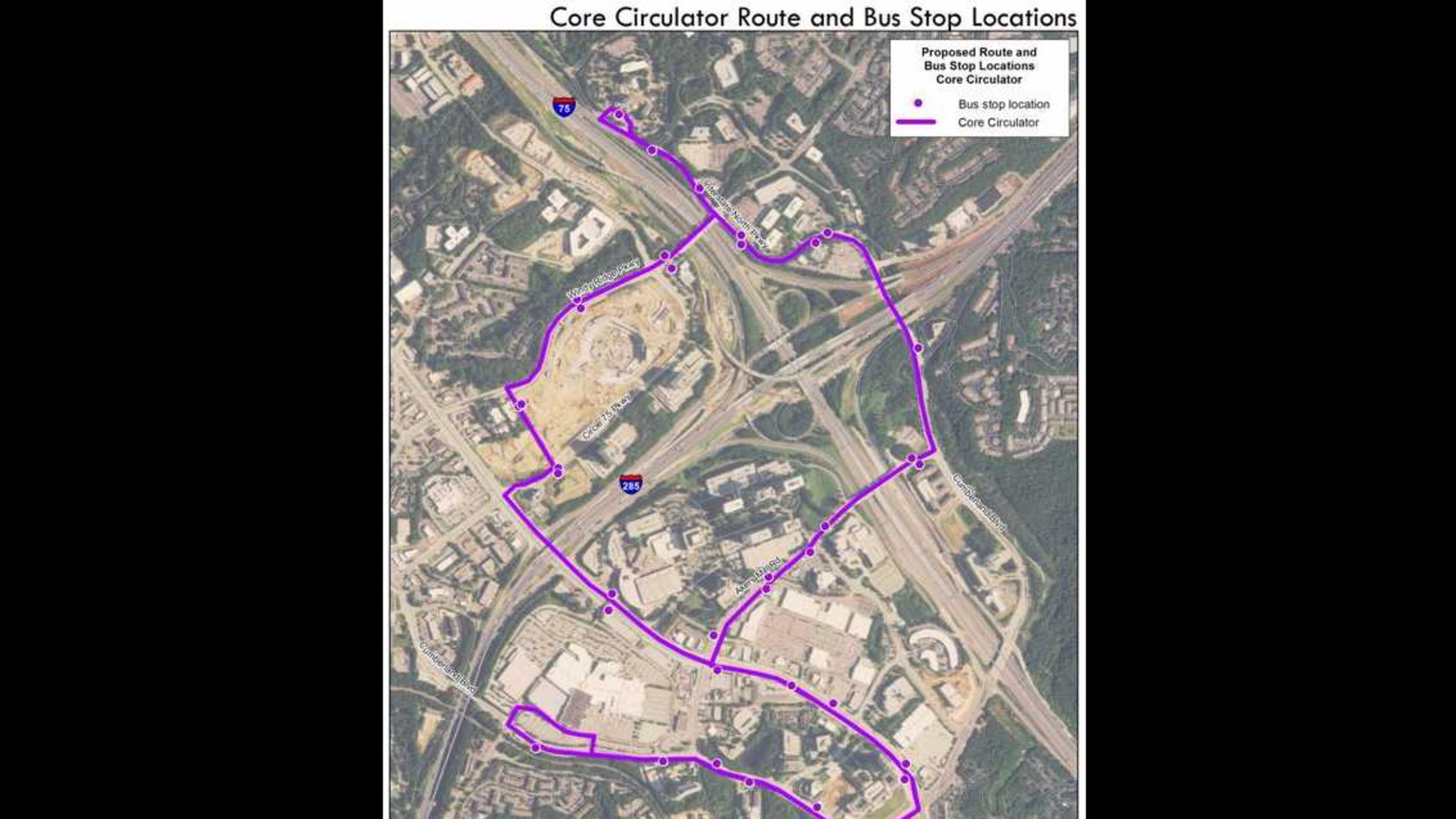 The core route for the Cumberland circulator