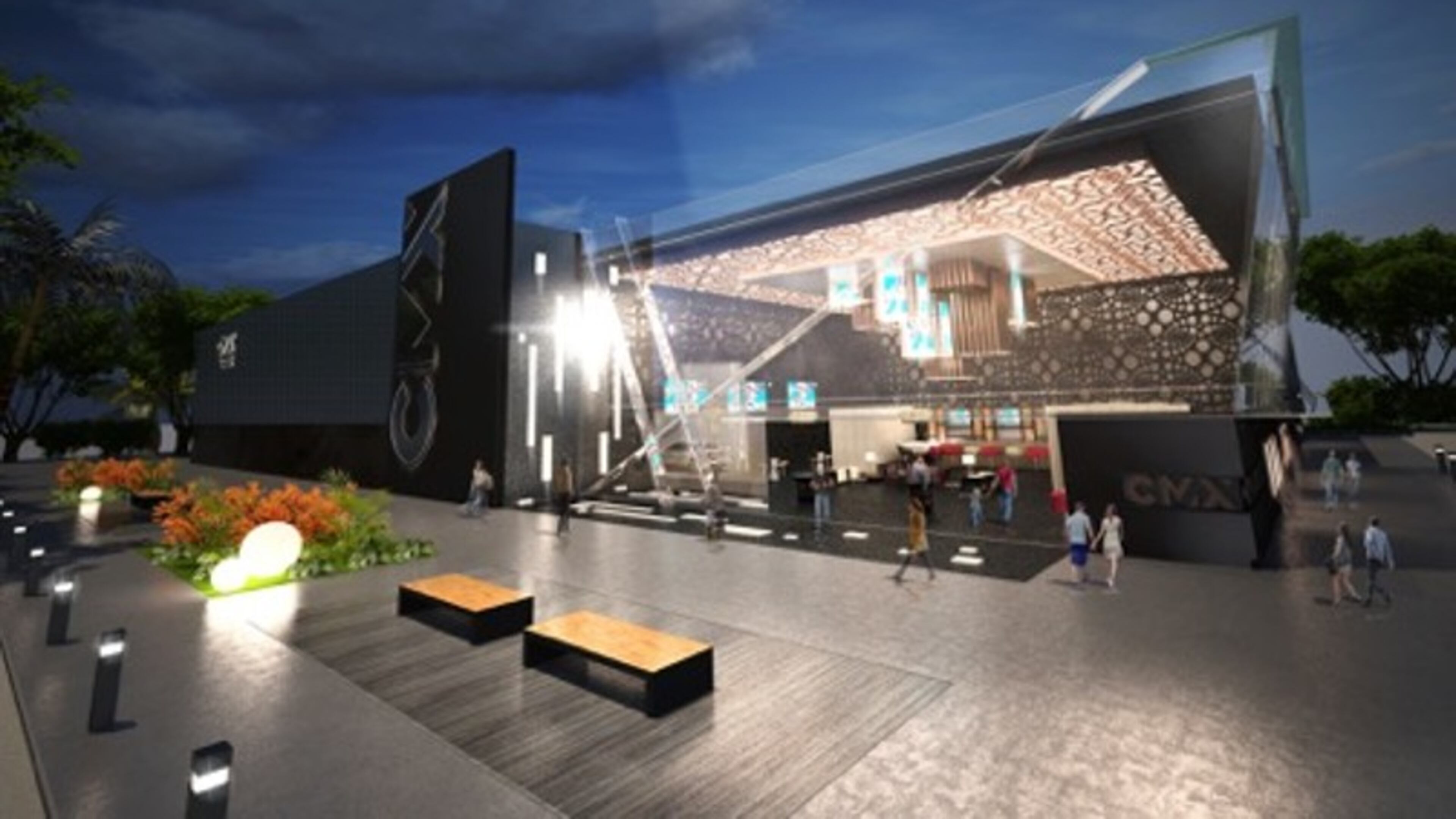 A rendering of CMX movie theater.(Courtesy of SPR Atlanta)