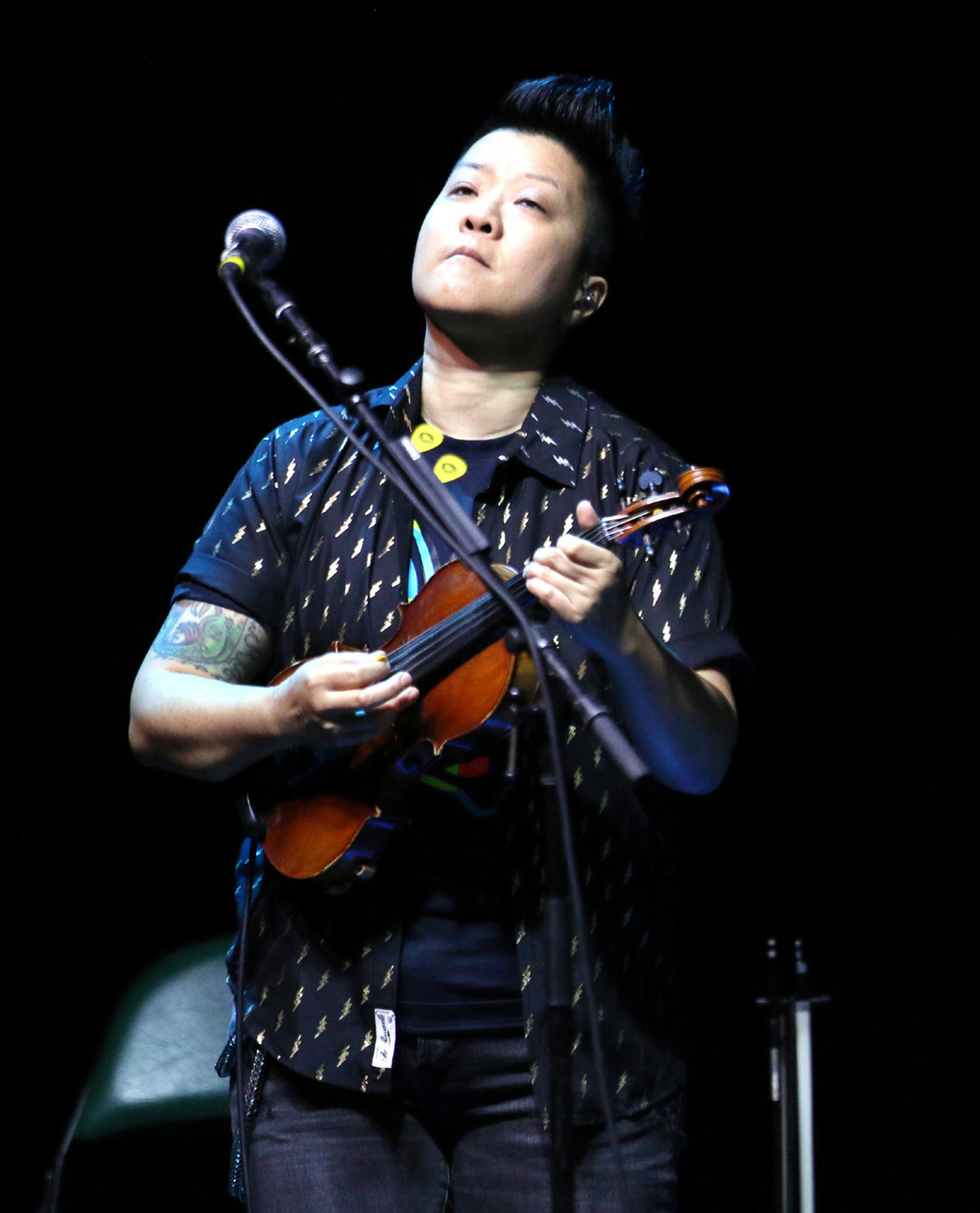 Atlanta's Indigo Girls performed on Thursday night, June 9 at Cadence Bank Amphitheatre at Chastain Park.
Robb Cohen for the Atlanta Journal-Constitution