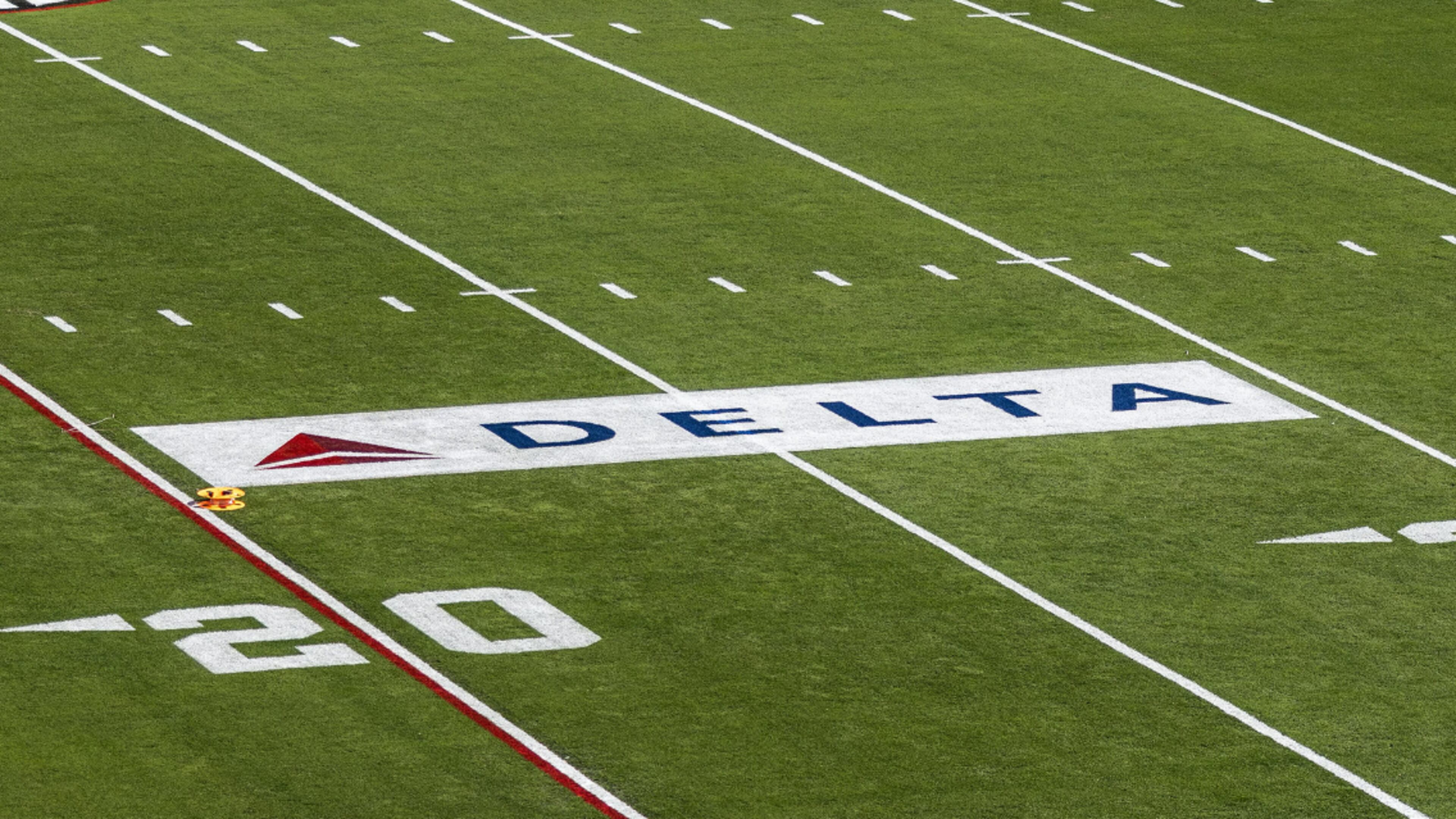 The Delta logo will be displayed on Dooley Field at Sanford Stadium (Courtesy/UGAAA)