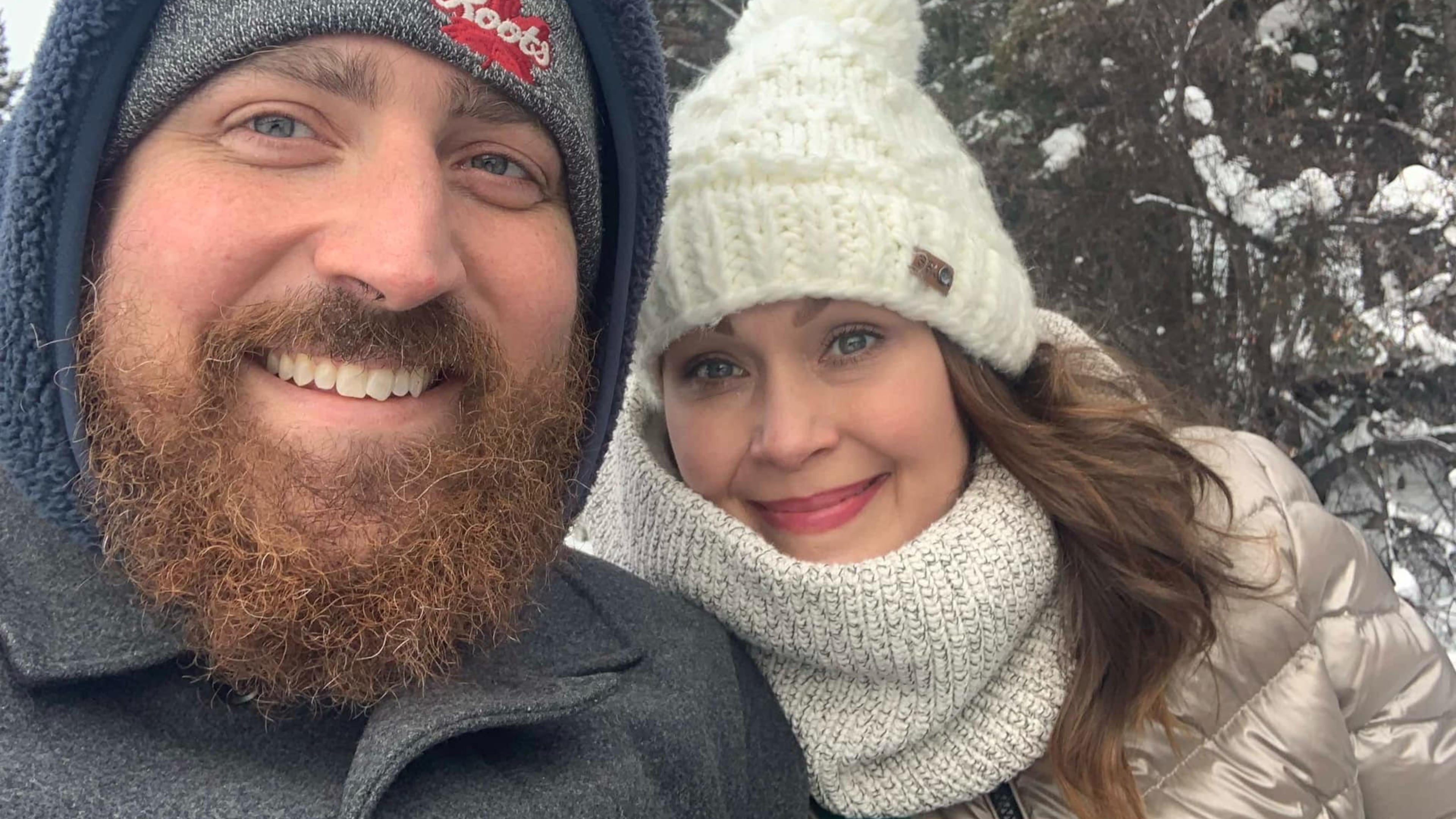 Kevin Gillese (left) and Amber Nash met at Dad's Garage more than 20 years ago. (Courtesy)