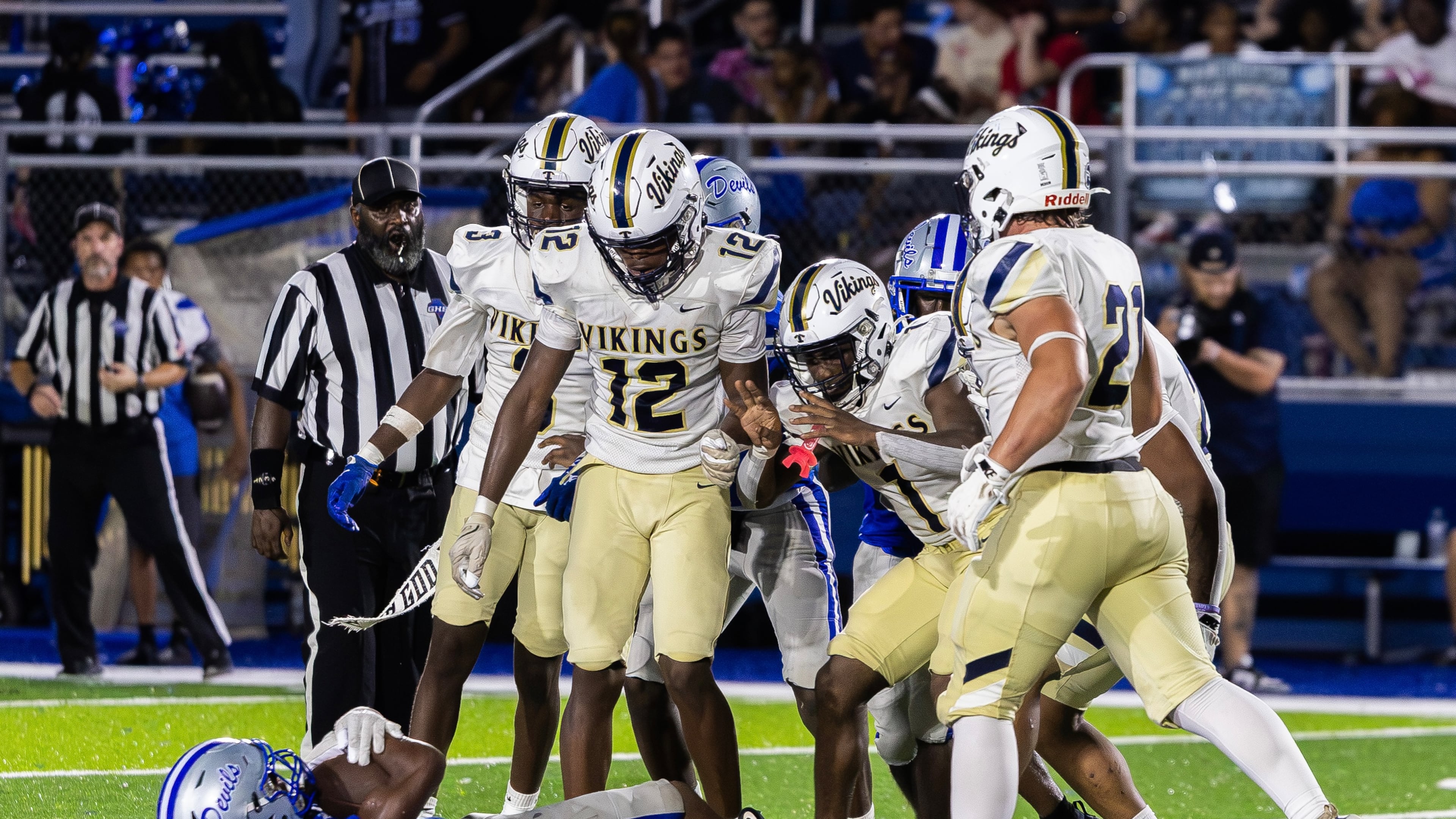 Taylor County's football team is trying to remind the community it isn't just a basketball school. The Vikings are 3-0 and believe they're on the verge of a program-changing season. (Courtesy of Cassie Marshall)