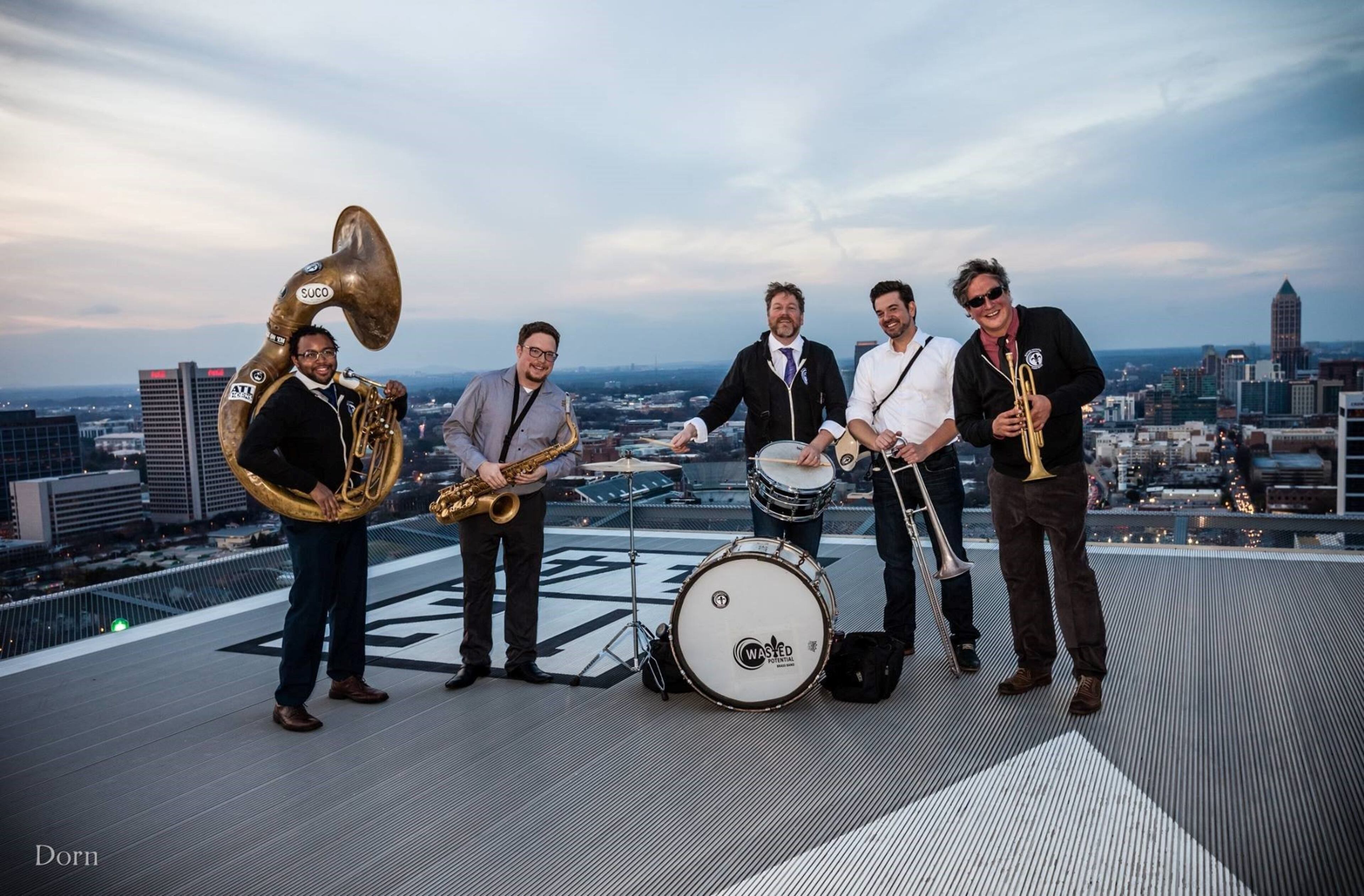 The Wasted Potential Brass Band is among the new wave of Atlanta street bands that are giving New Orleans a run for its money.